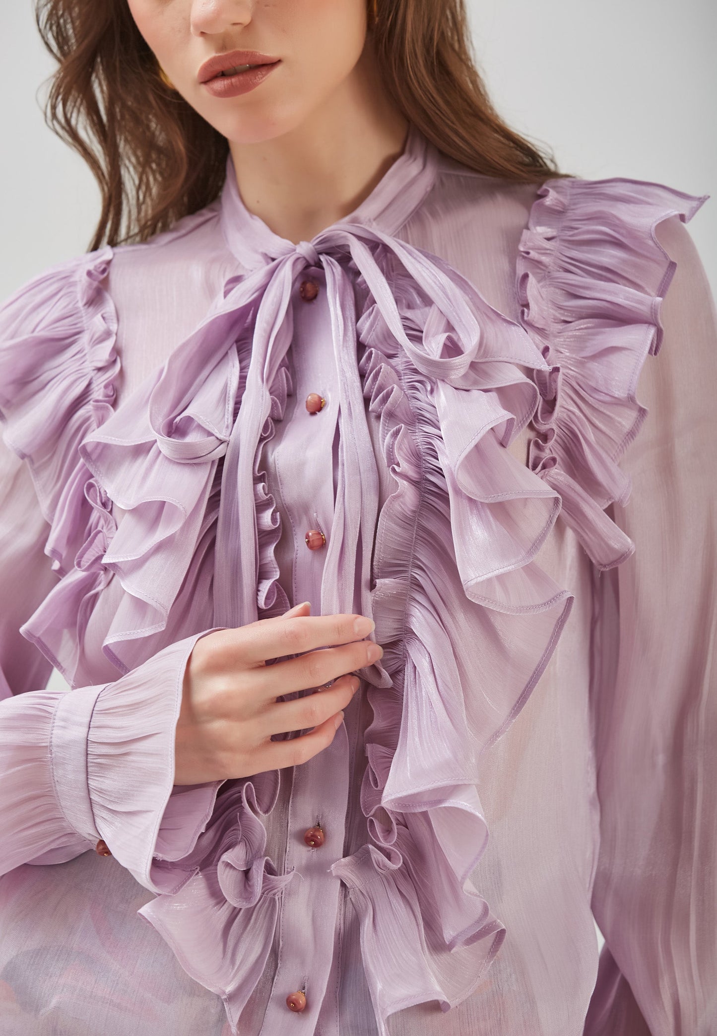 Blusa morada Catalina
