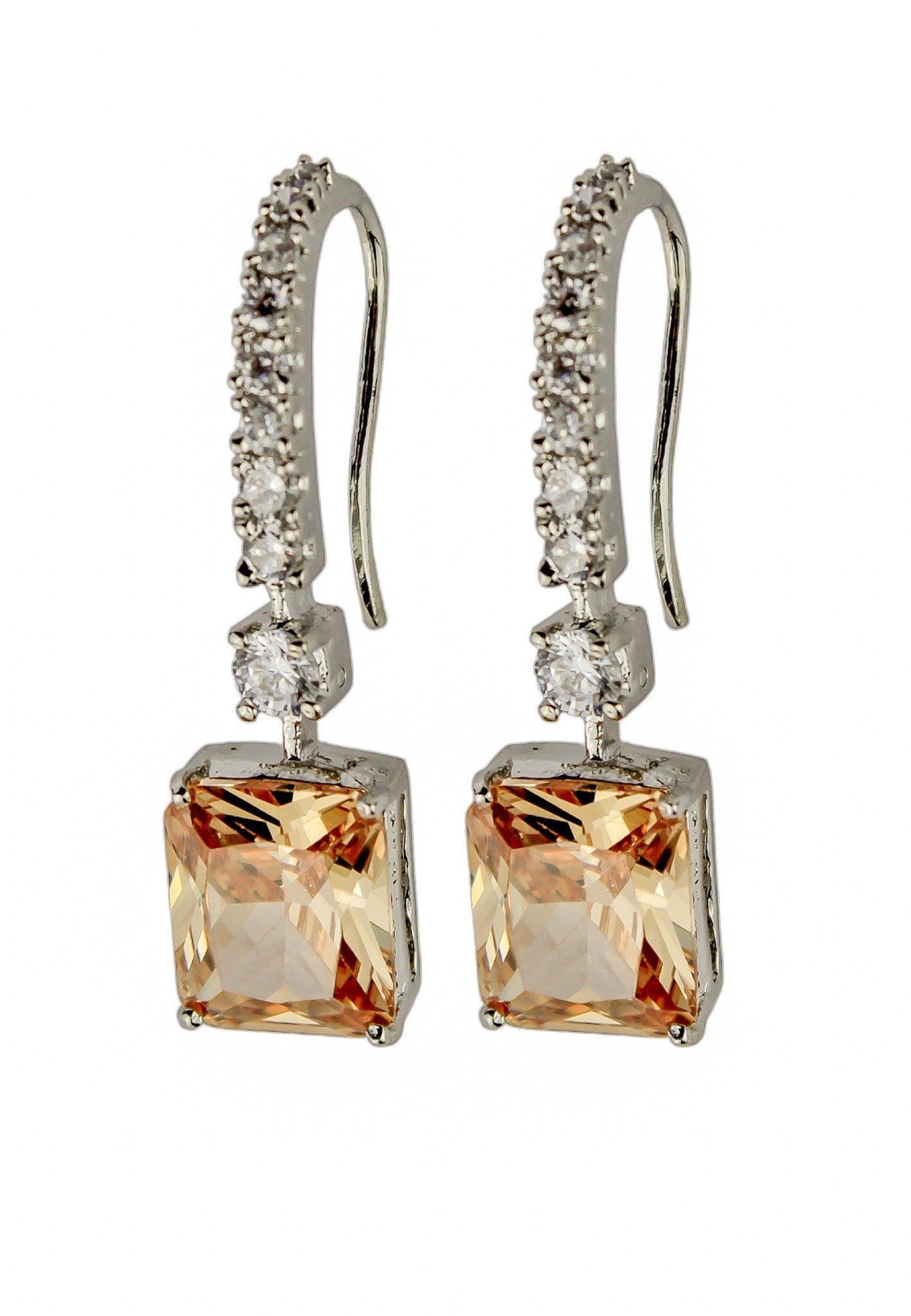 benares earrings below 50 boda copper medium pendientes novia Bombay Sunset