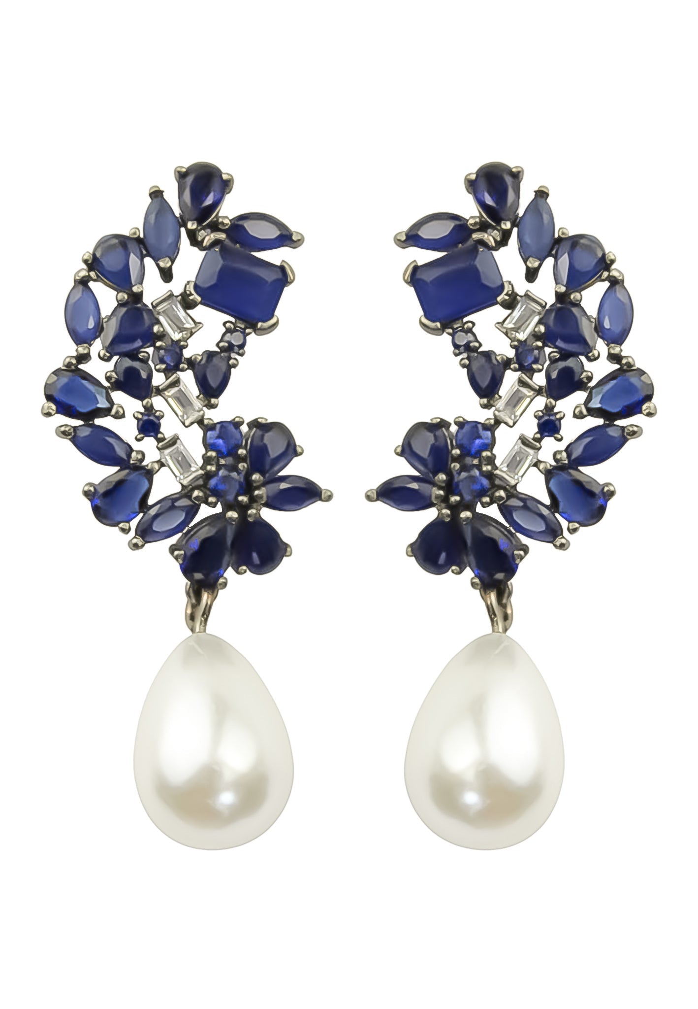 frosty pearl earrings below 50 big bridal bride bridesmaid Bombay Sunset