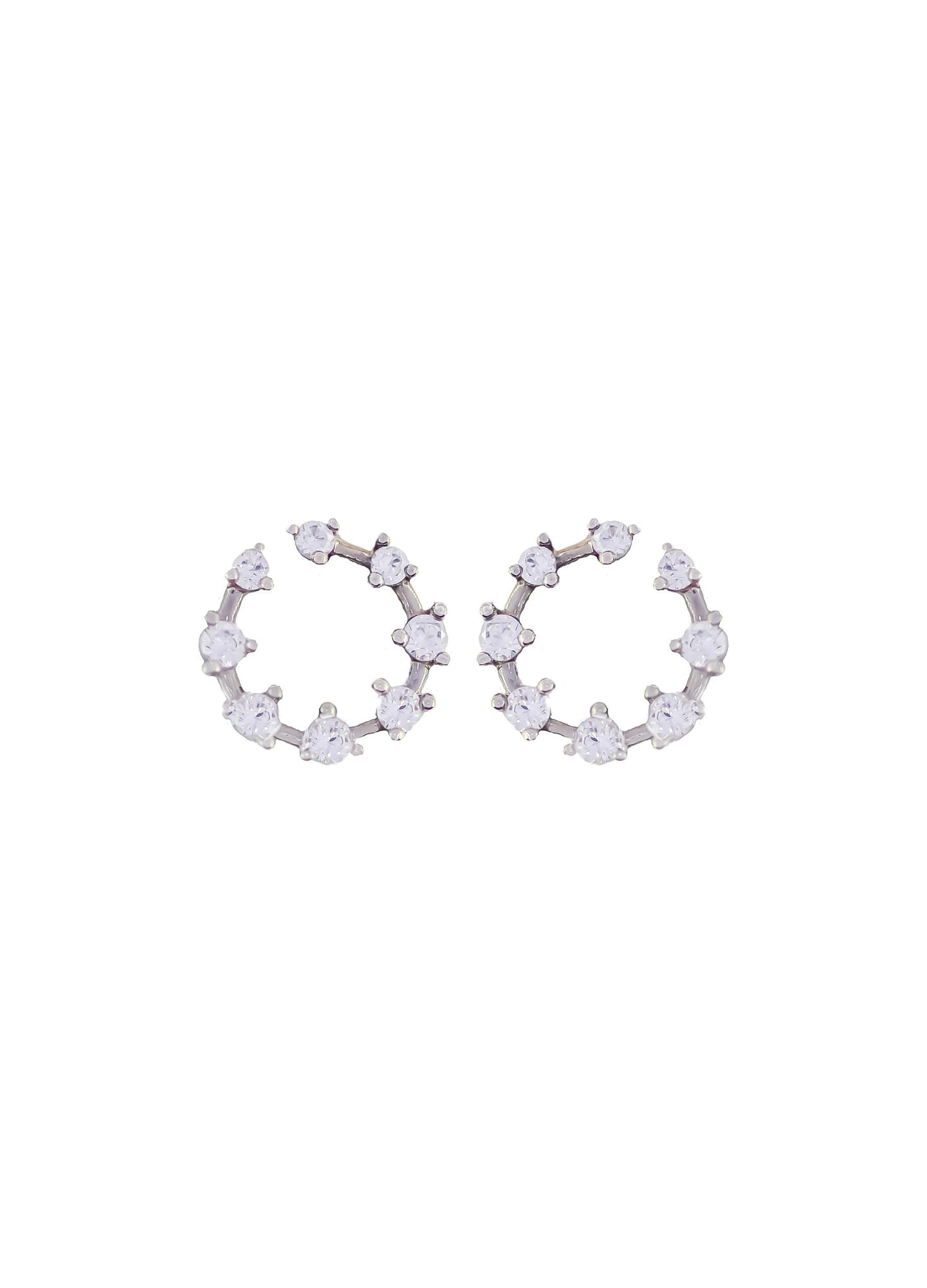 silver cruise viper earrings Bombay Sunset