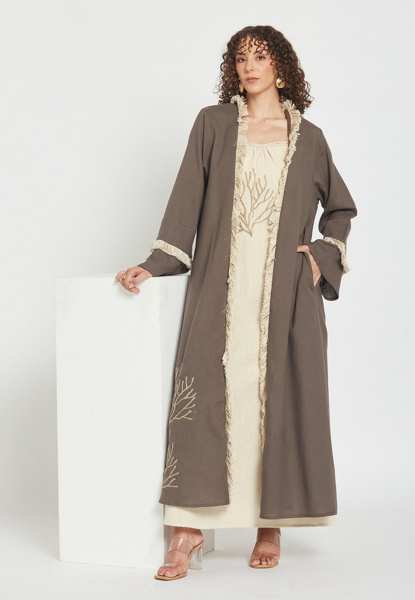 Dust Mocha Kimono