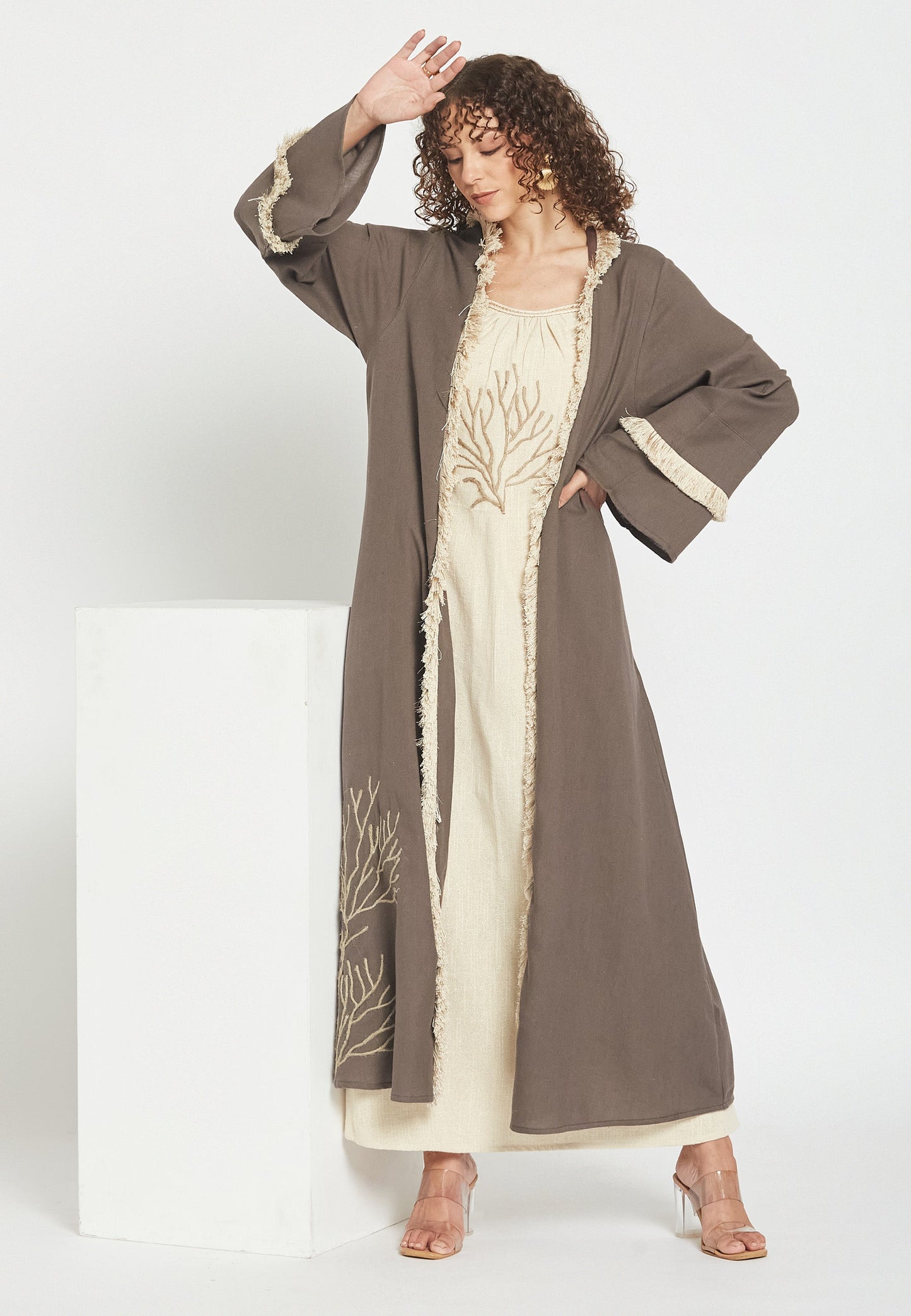 Dust Mocha Kimono