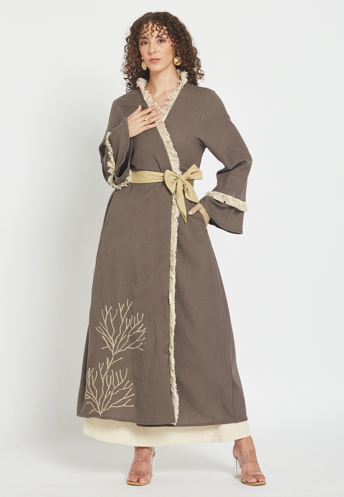 Dust Mocha Kimono