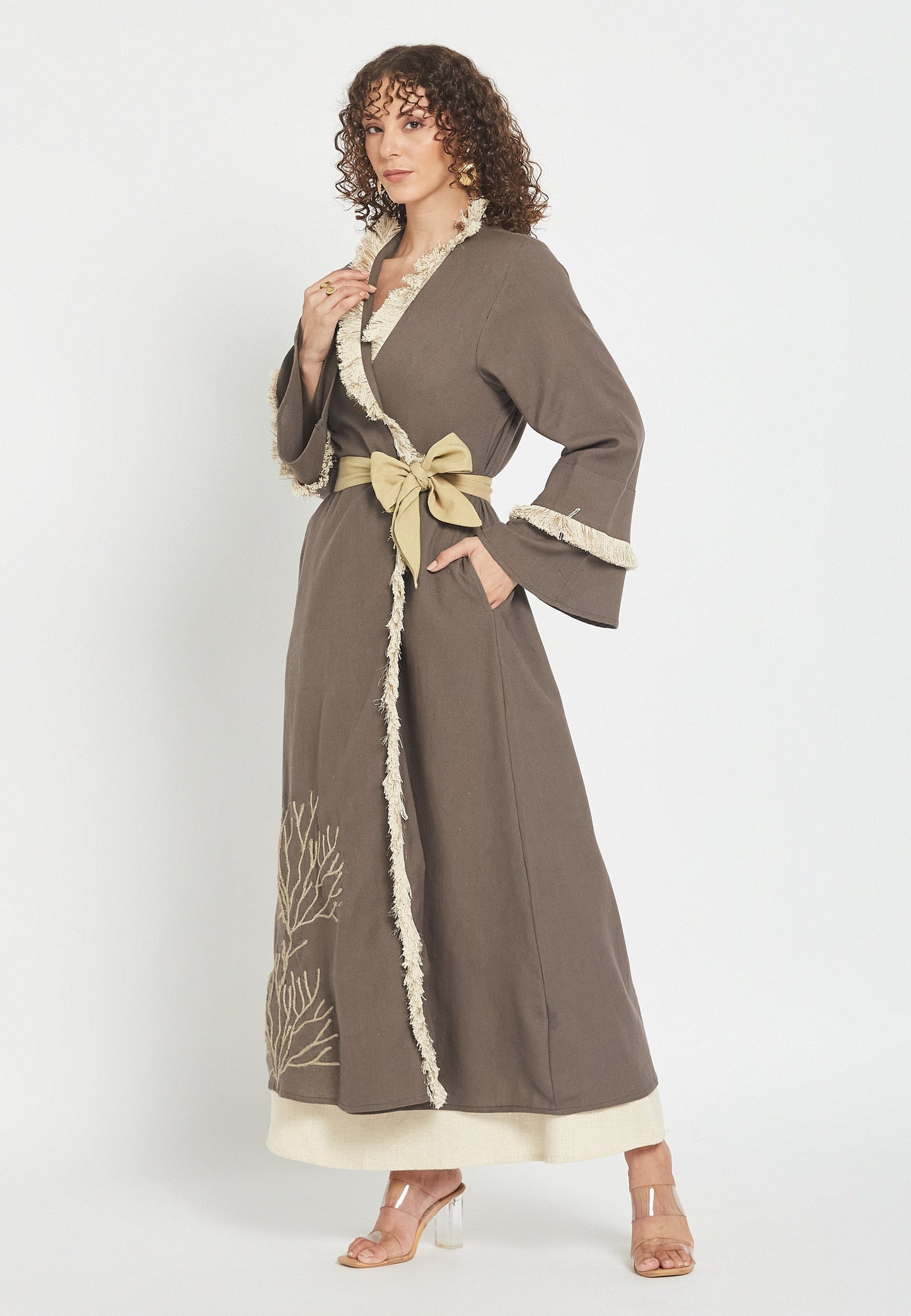 Dust Mocha Kimono