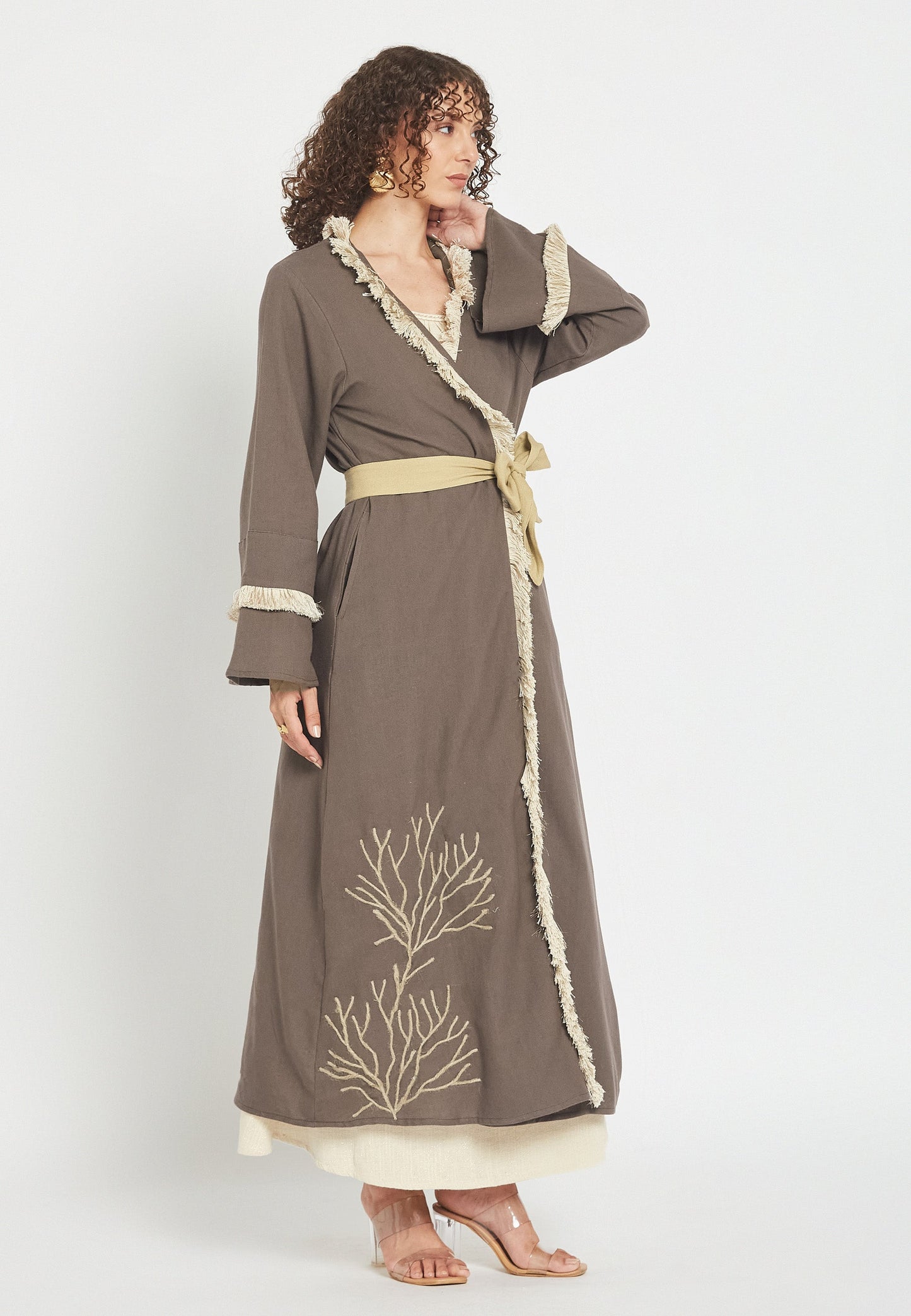 Dust Mocha Kimono