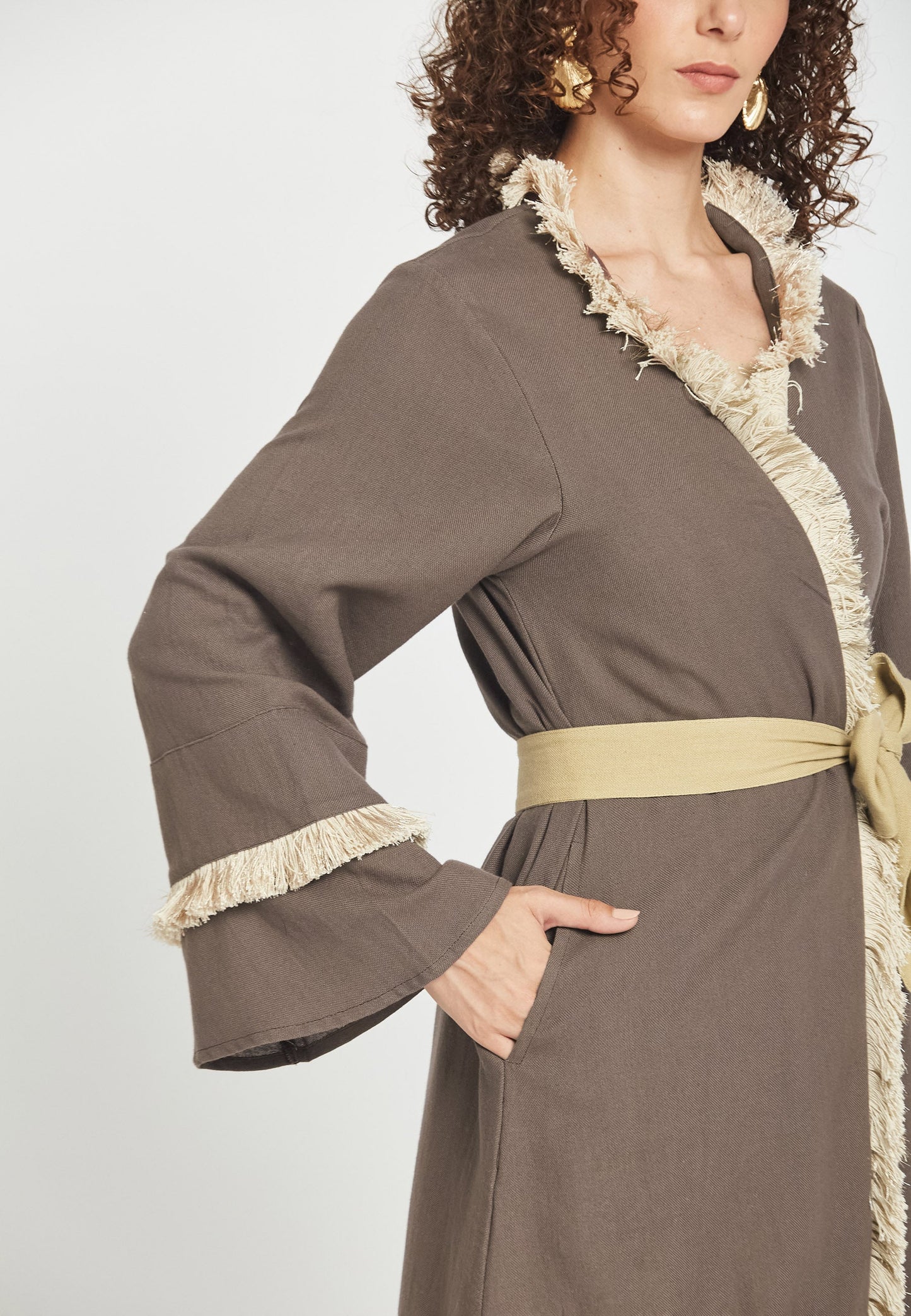 Dust Mocha Kimono