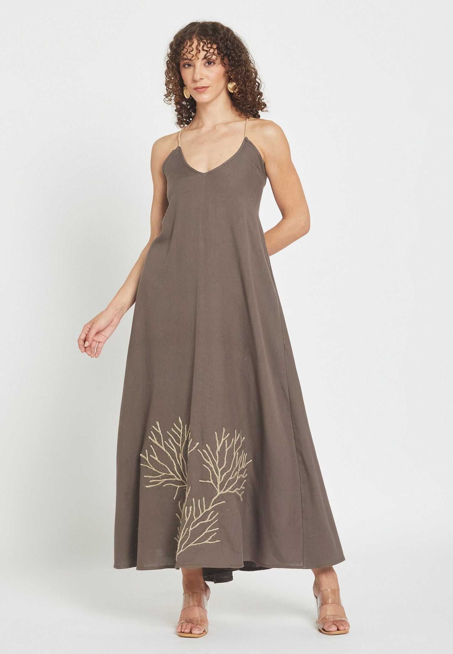 Gilded Mocha Dress