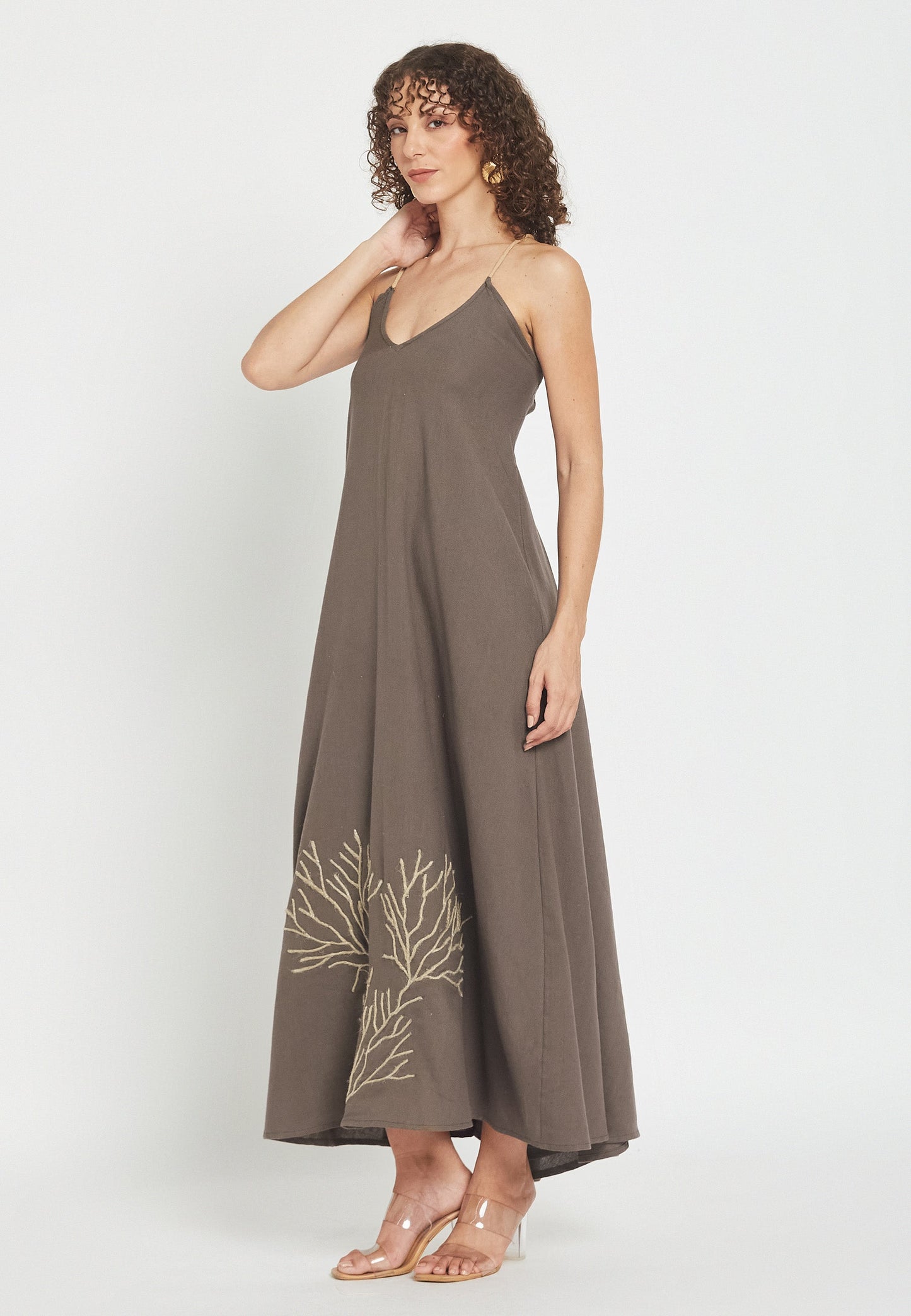Gilded Mocha Dress