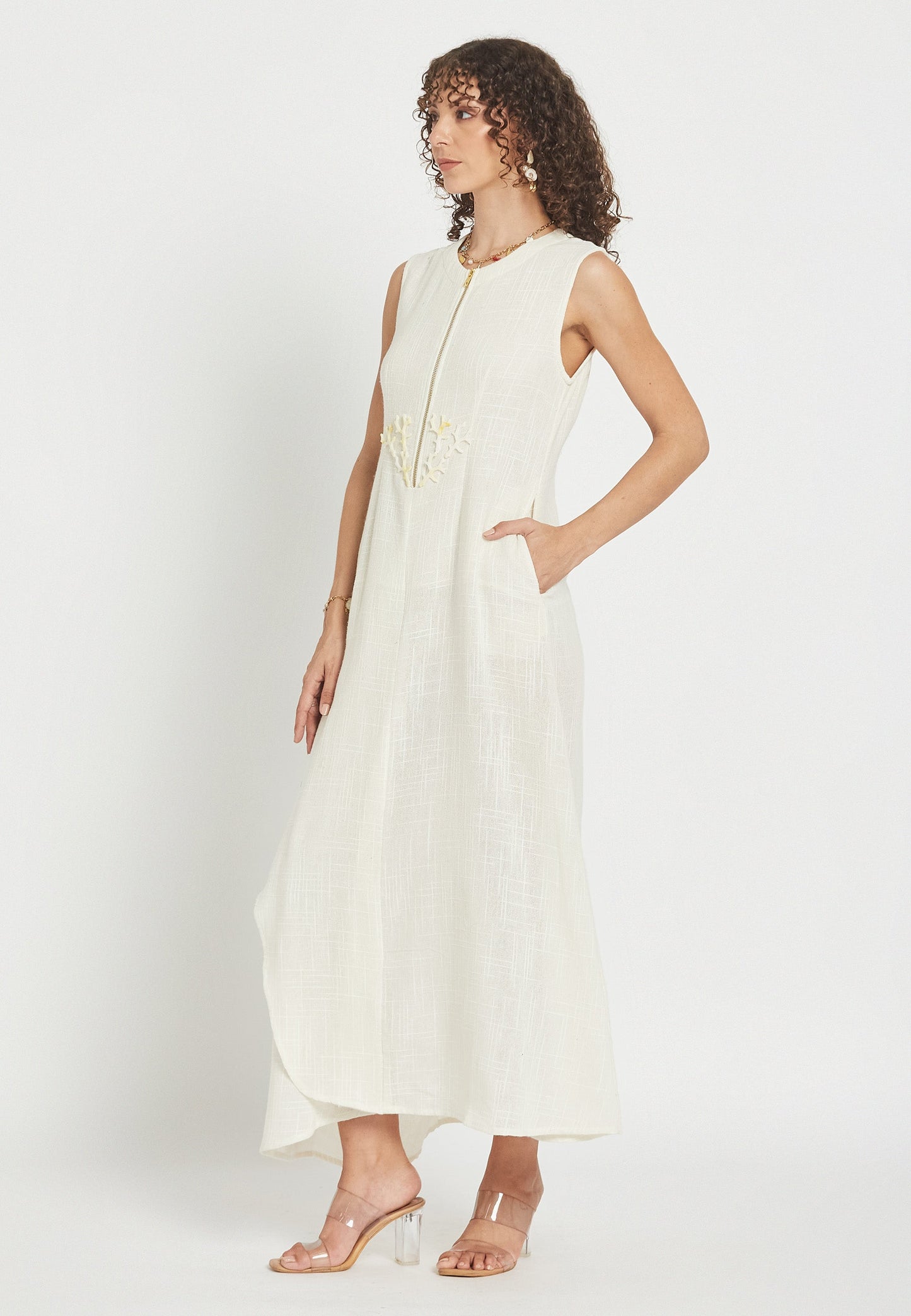 Calair White Dress