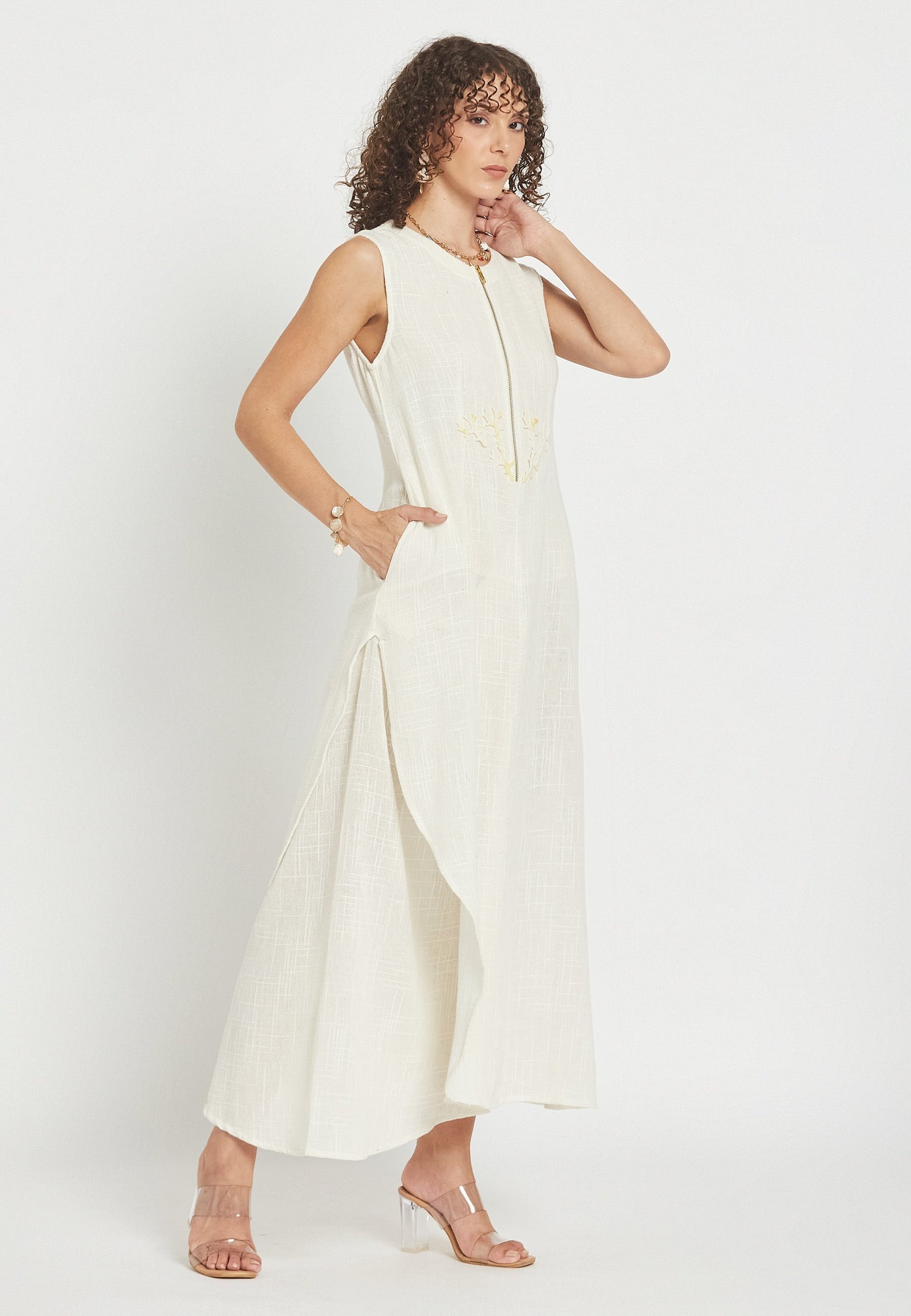 Calair White Dress