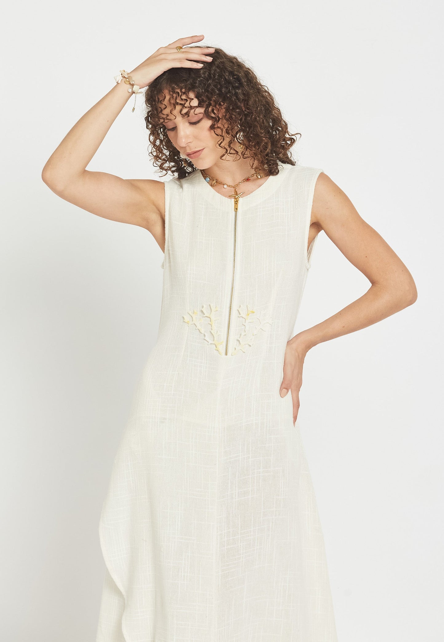 Calair White Dress
