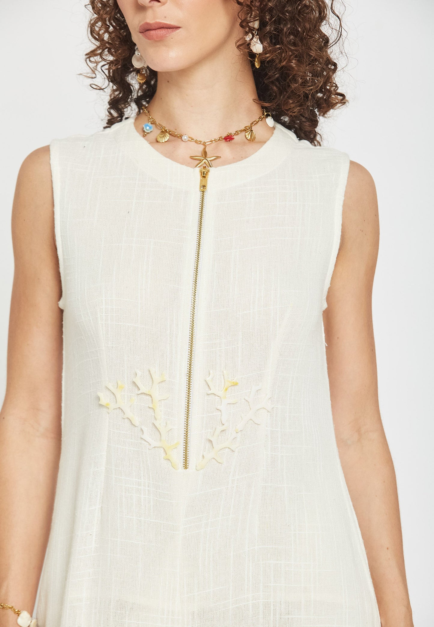 Calair White Dress