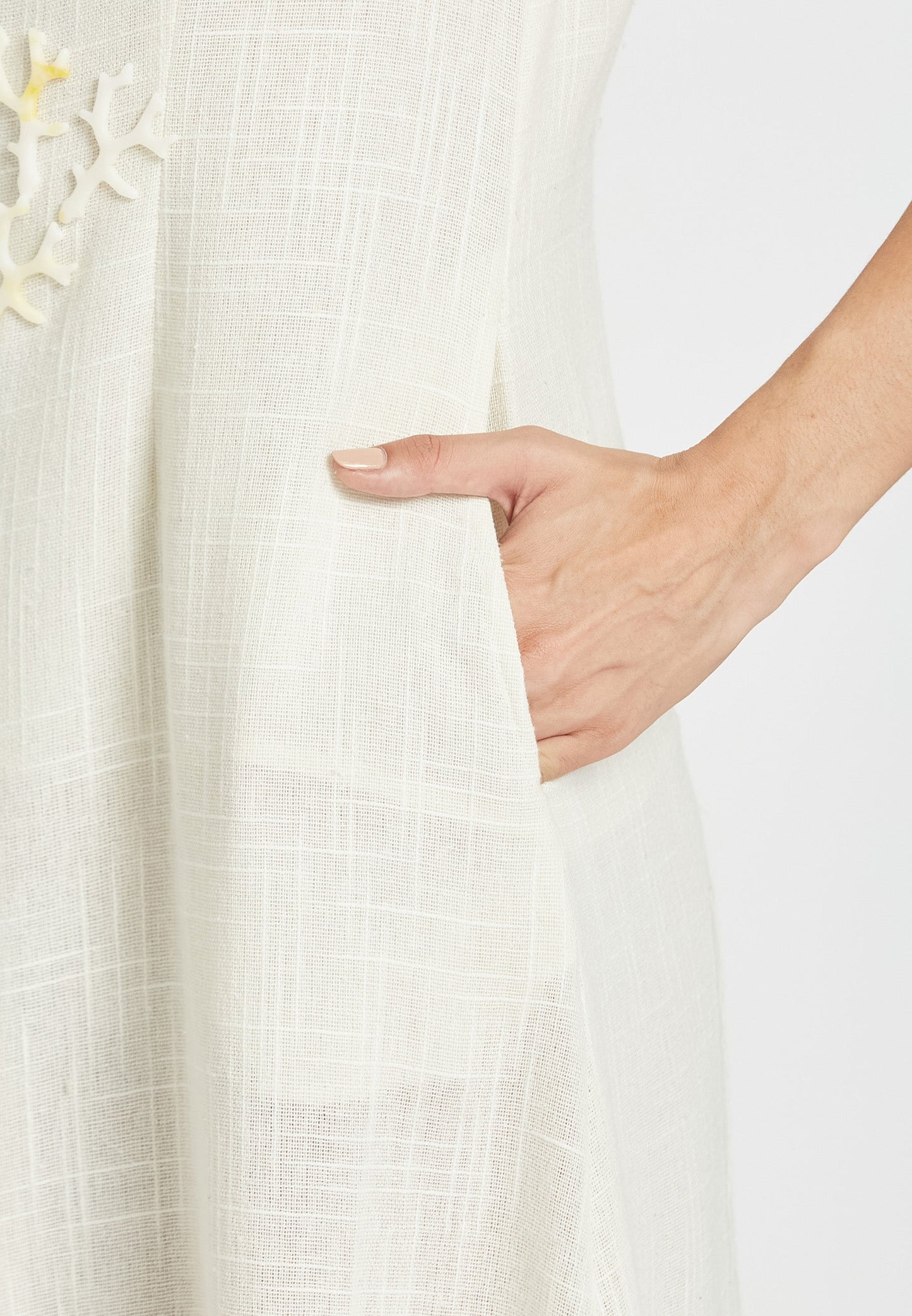 Calair White Dress
