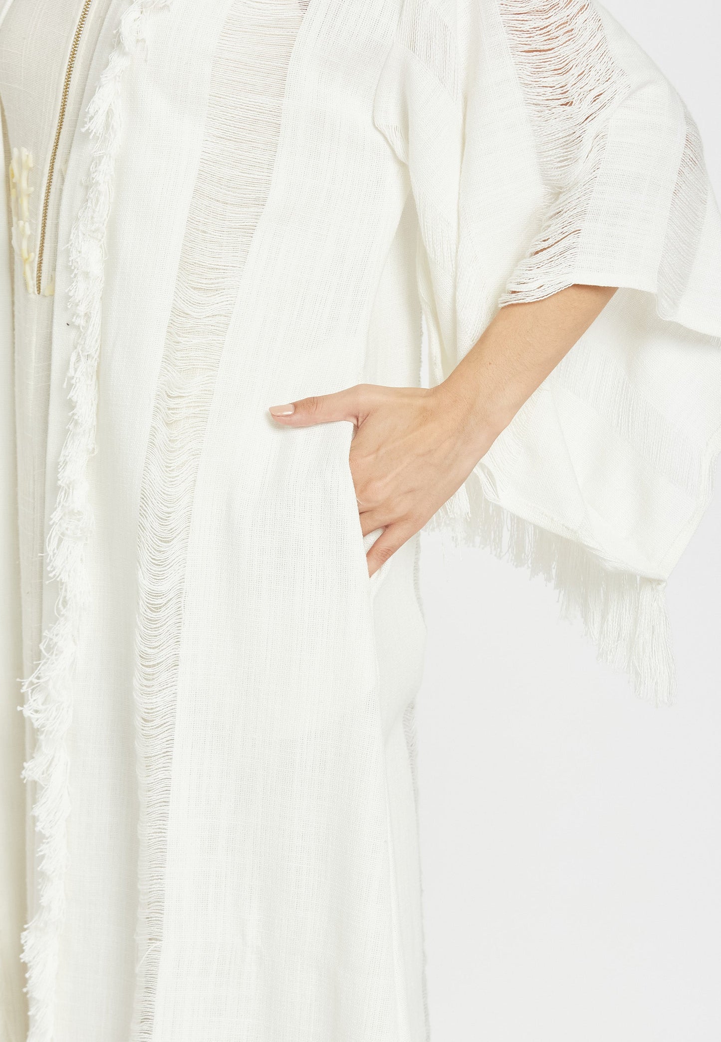 Ondelia Blanco Kimono