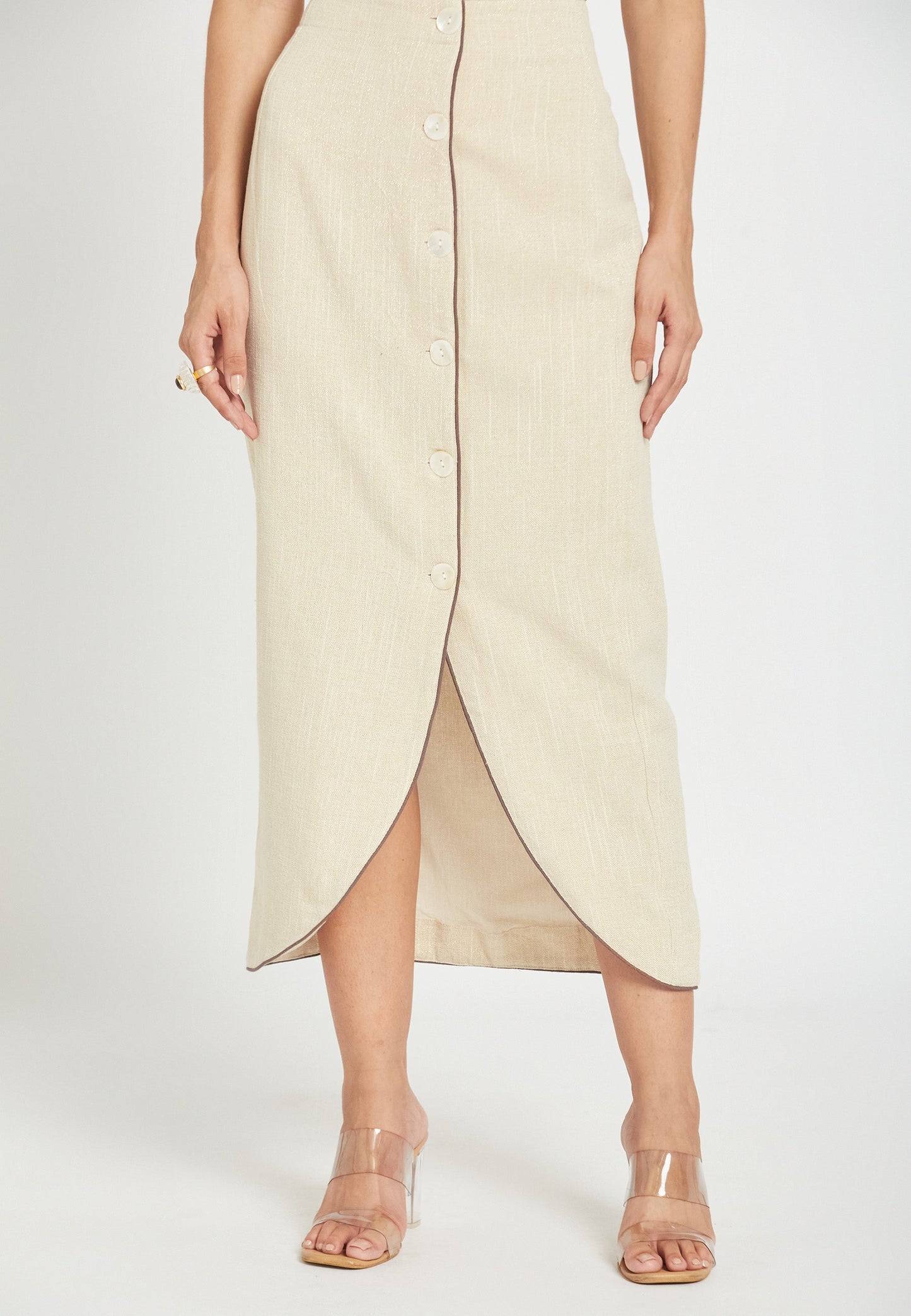 Falda Onda Sand