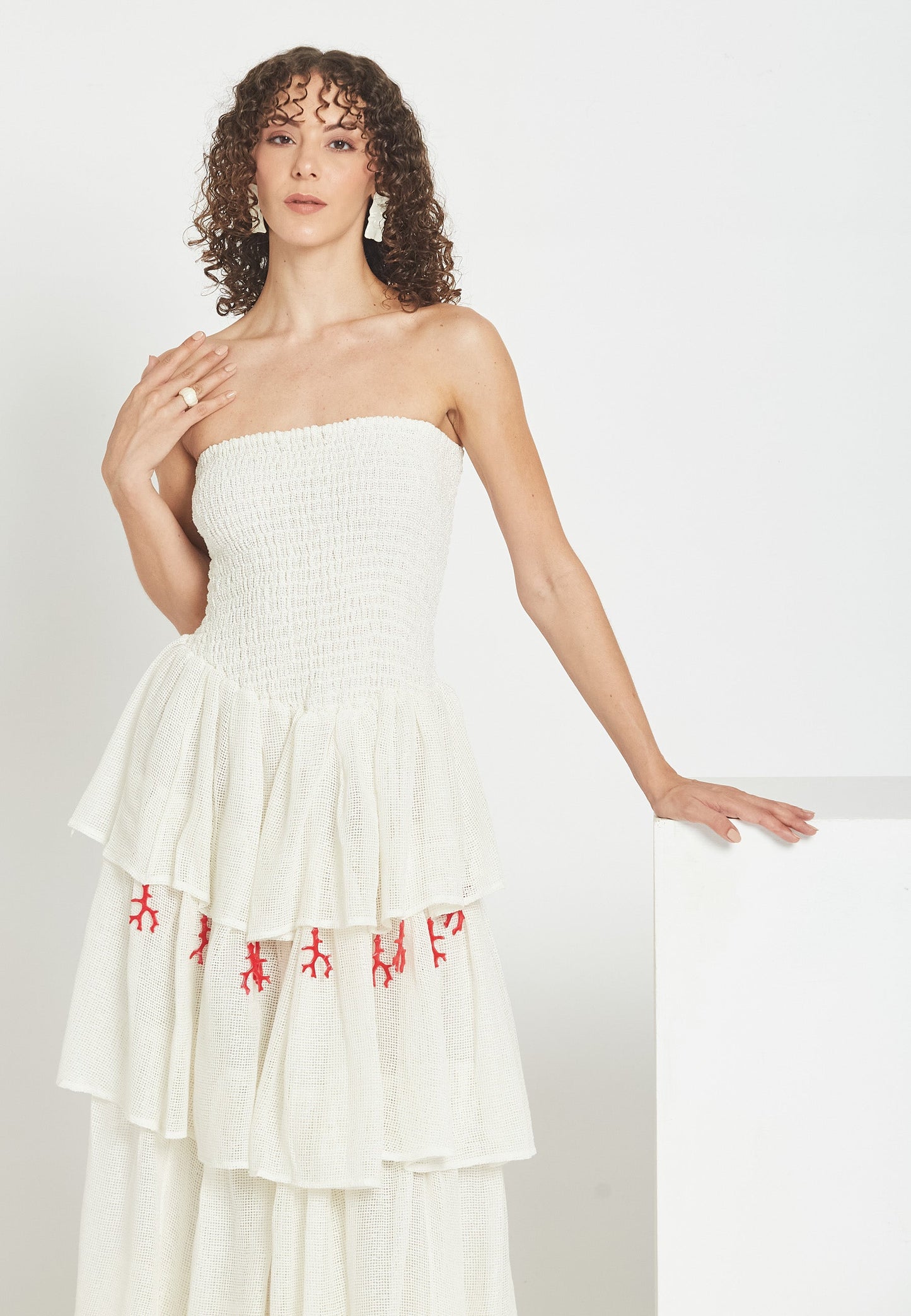Alboral White Dress