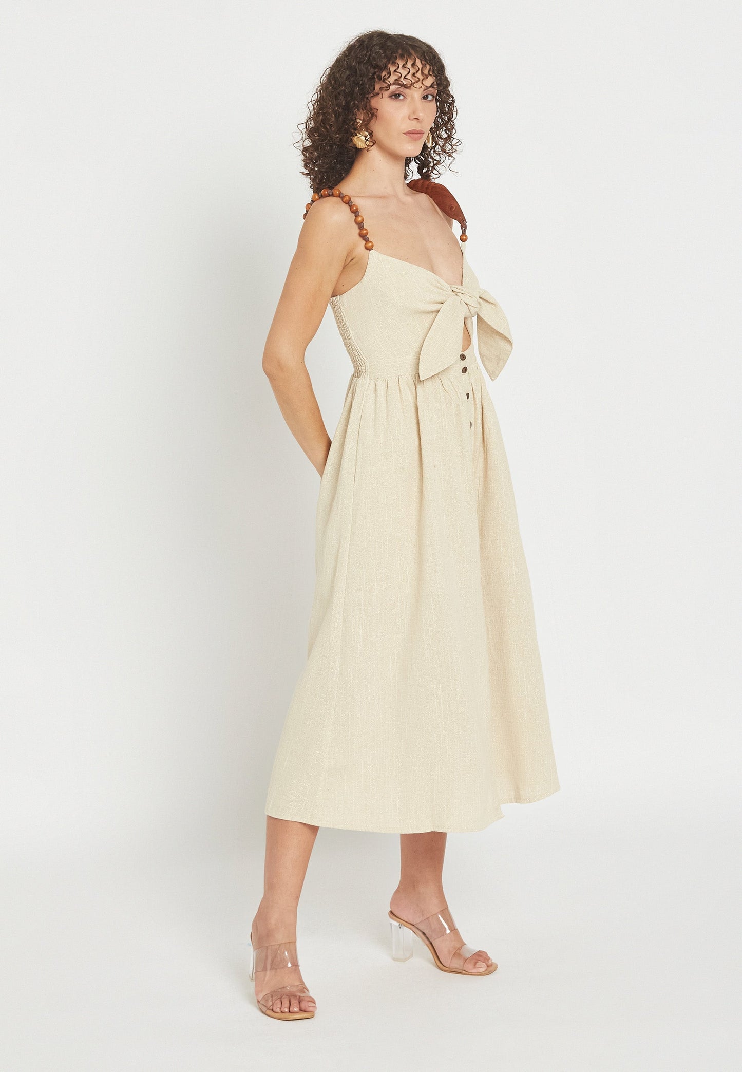 Frondelle Sand Dress
