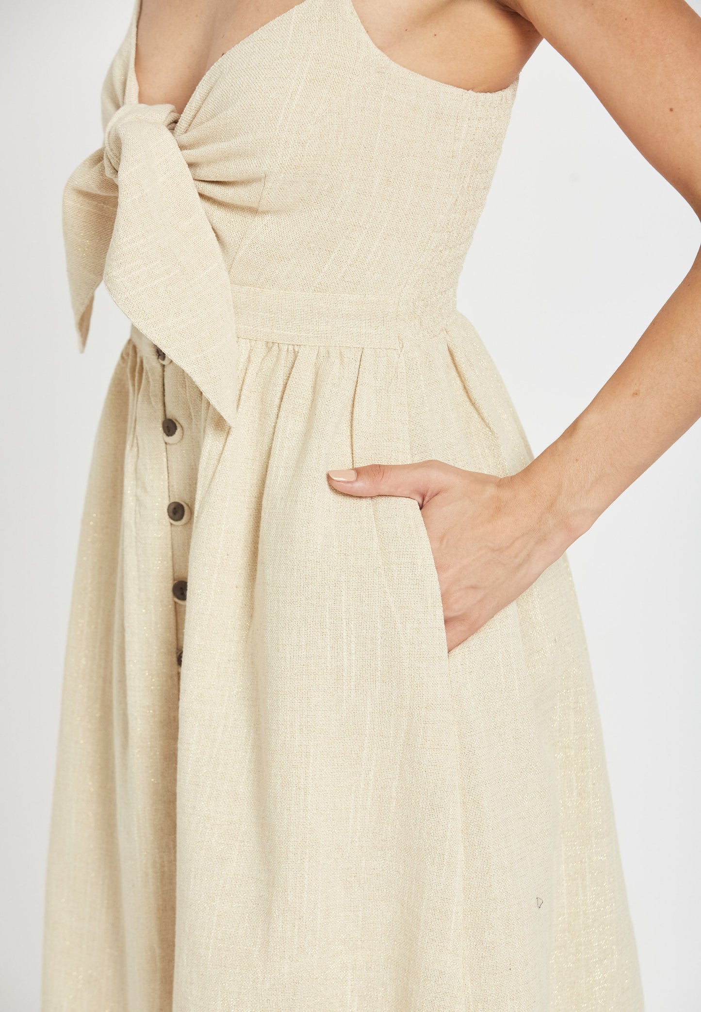 Frondelle Sand Dress