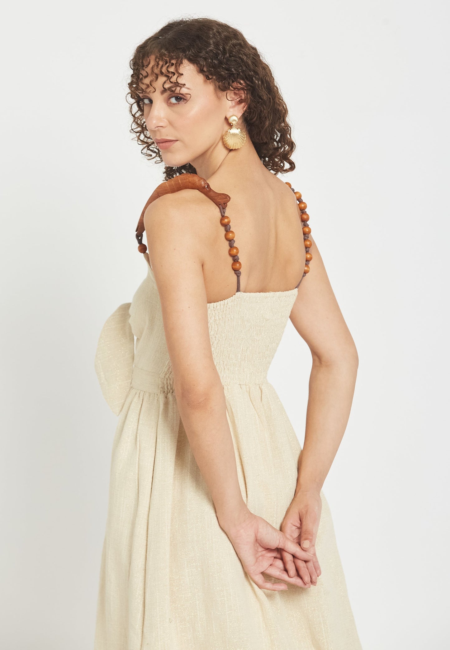 Frondelle Sand Dress
