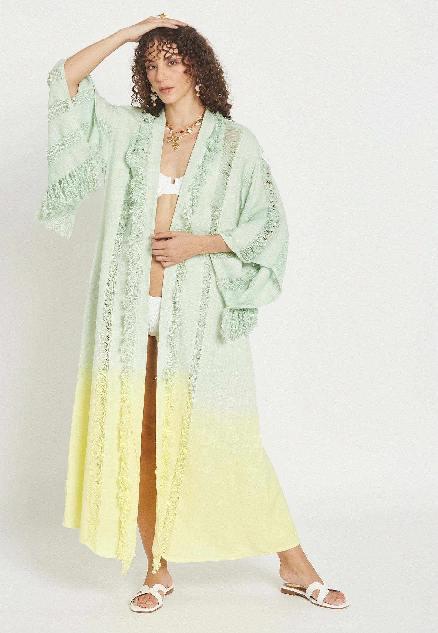 Dore Green Poncho