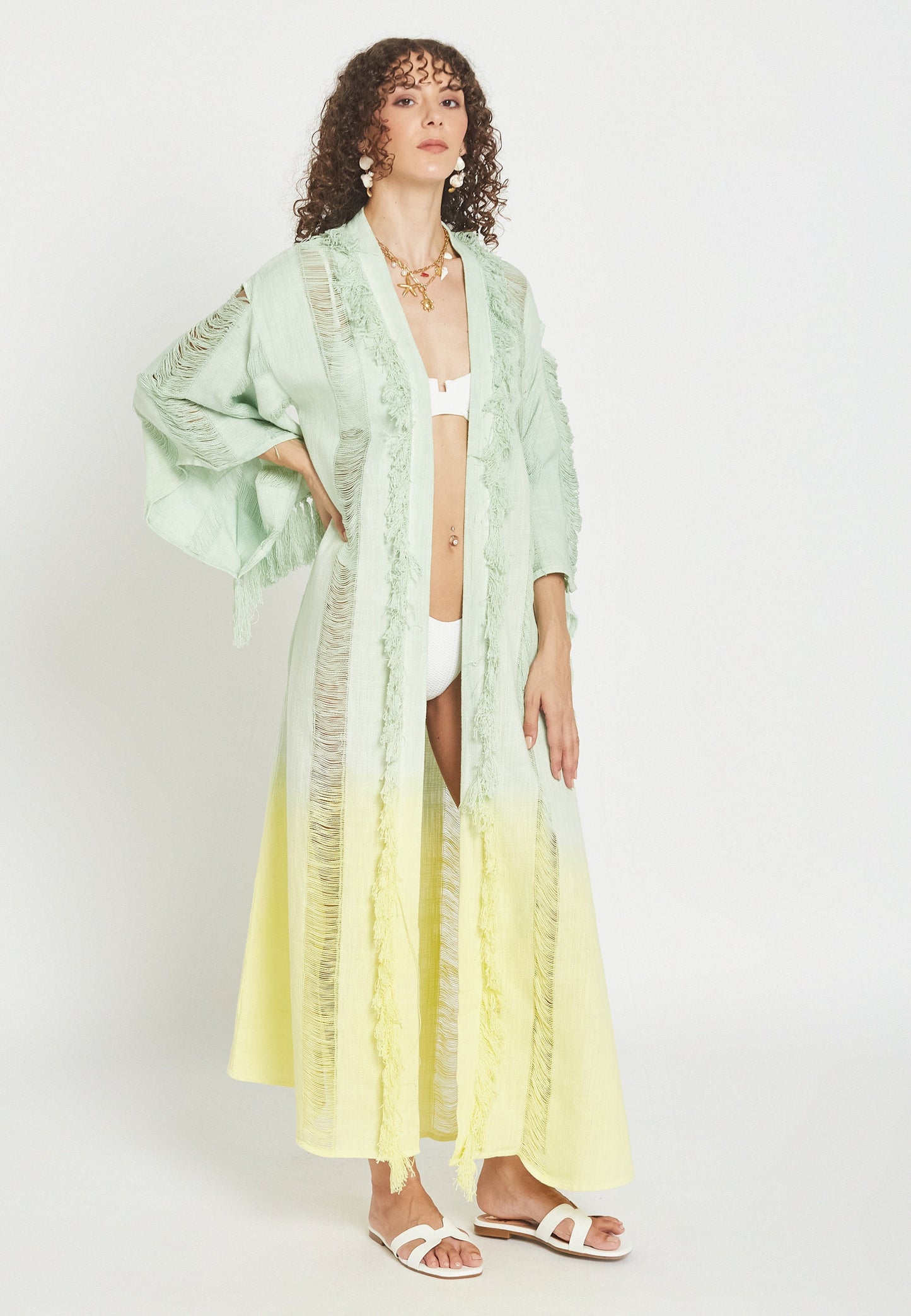 Dore Green Poncho