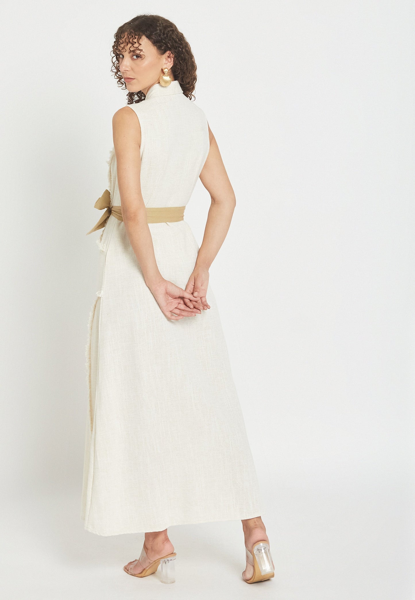 Petalora White Shirt Dress