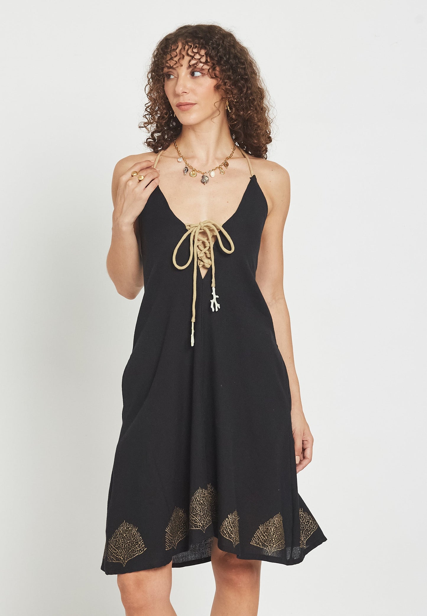 Sirena Coral Dress