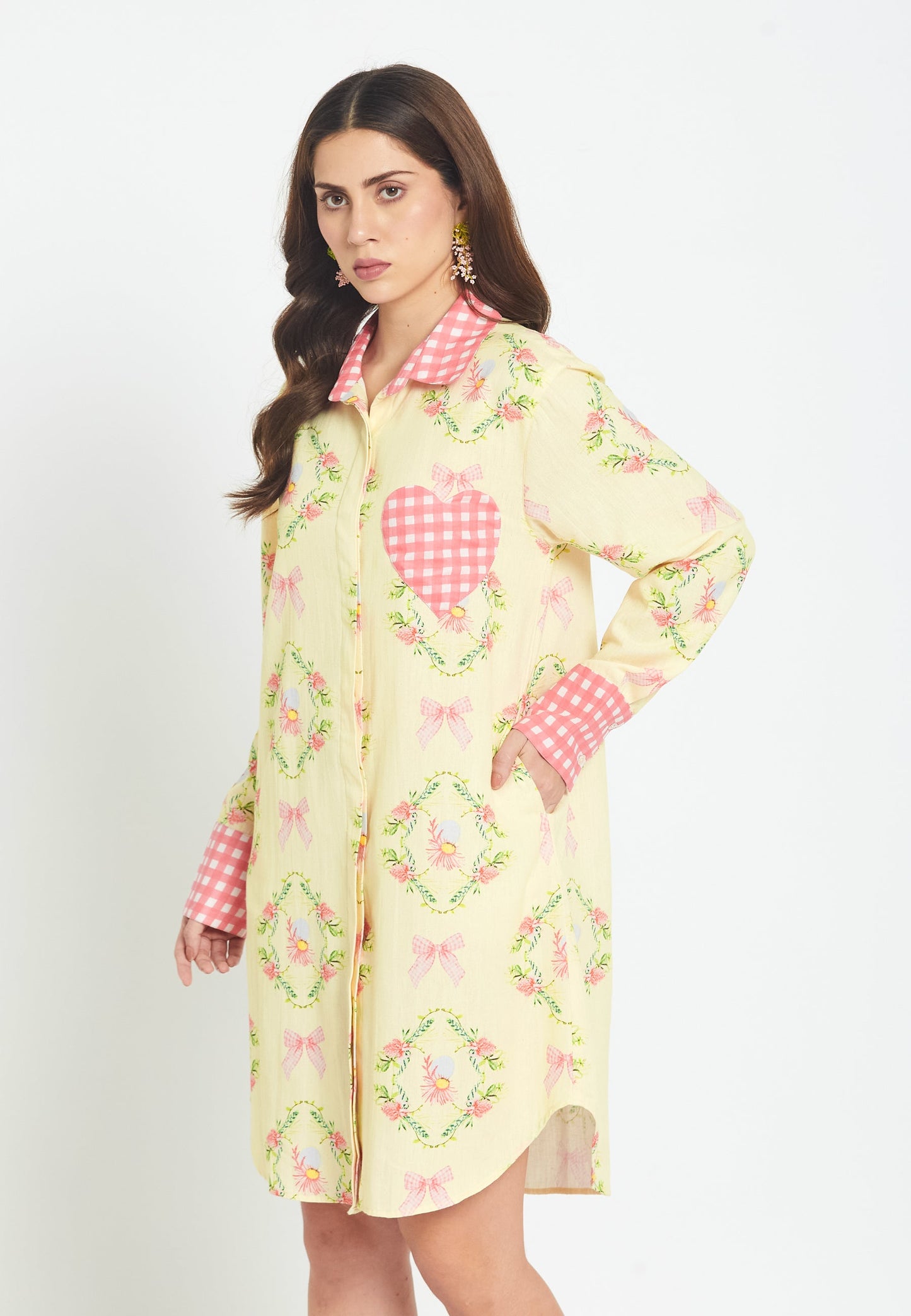 Sal Hibiscus Shirt Dress
