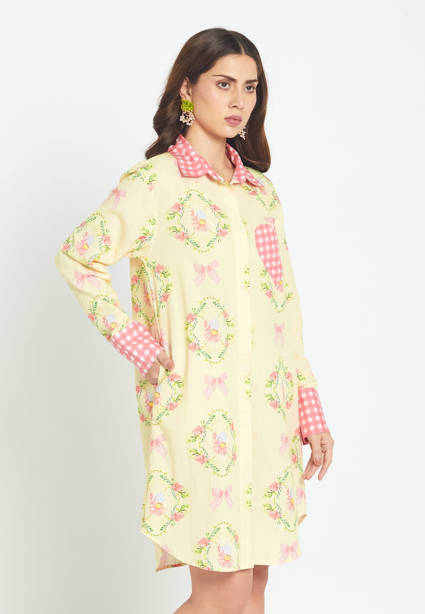 Sal Hibiscus Shirt Dress