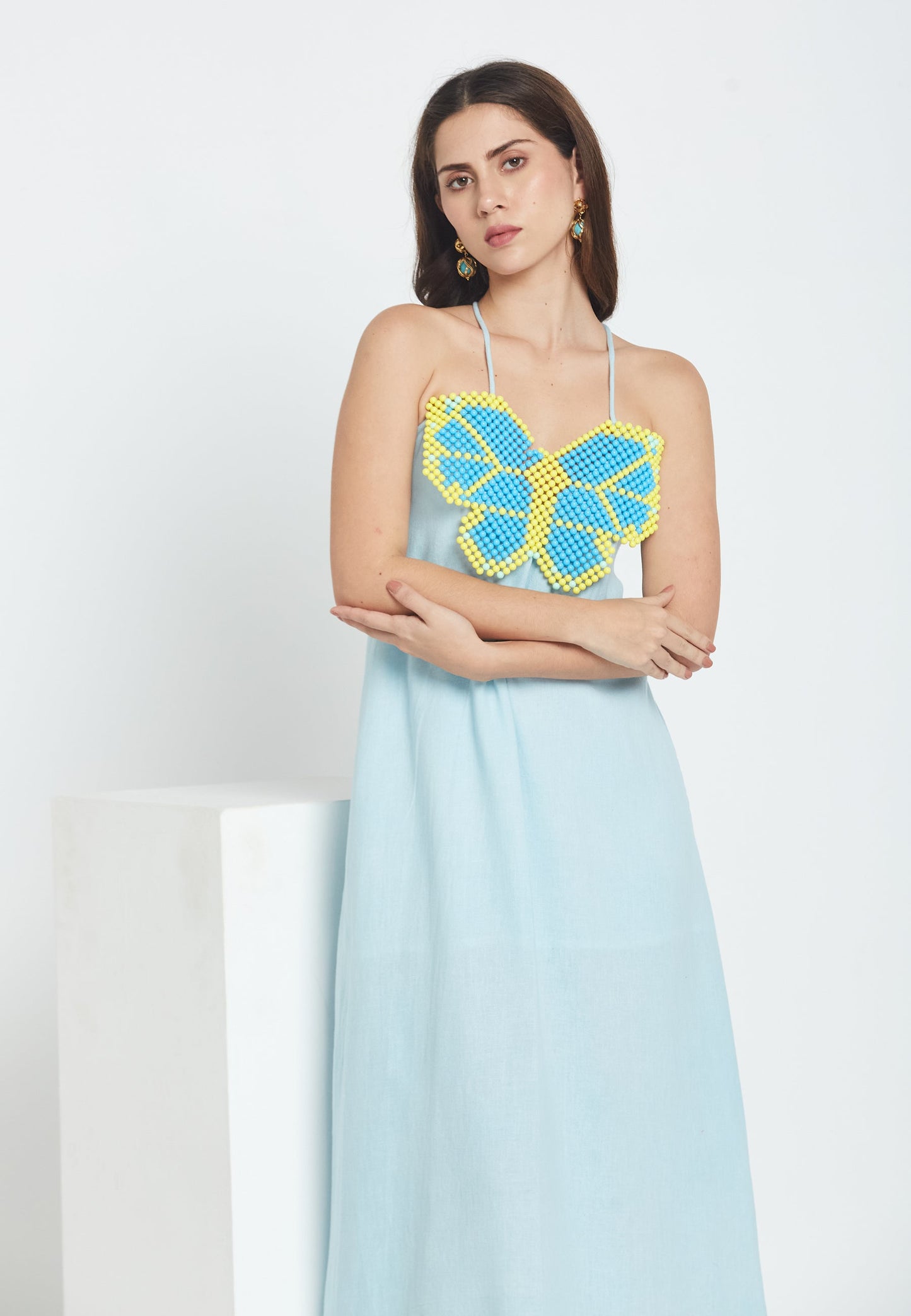Vento Blue Dress