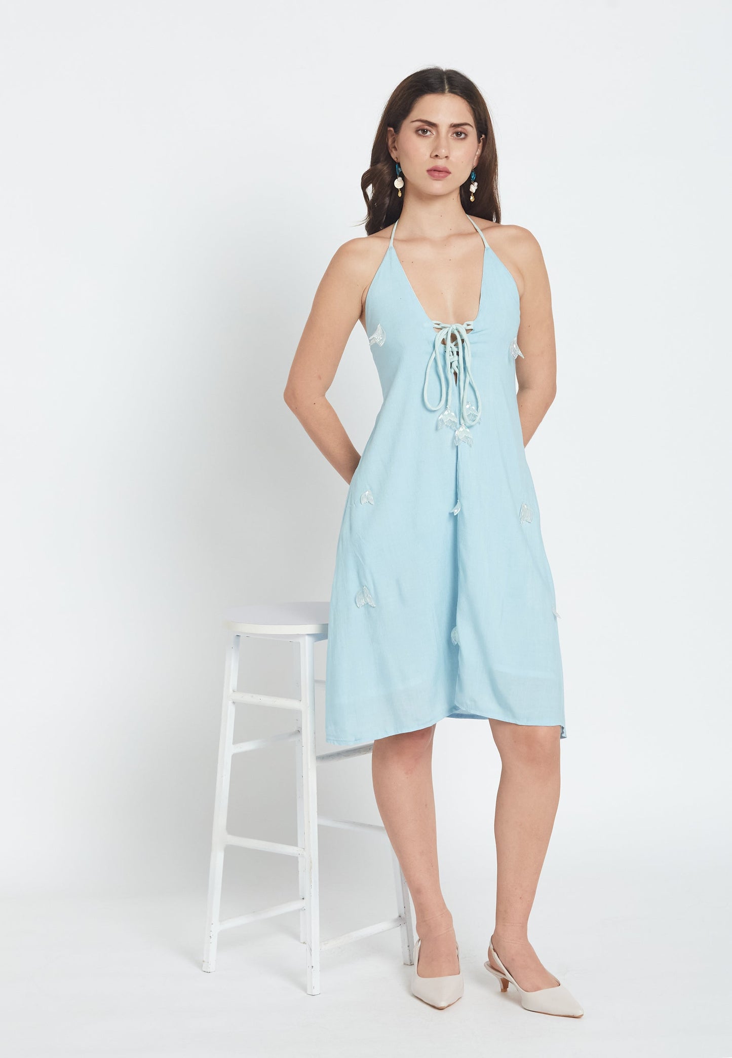 Terrazo Blue Dress