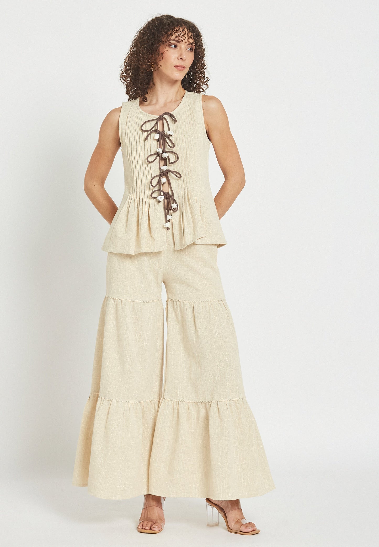 Luz Sand Trousers