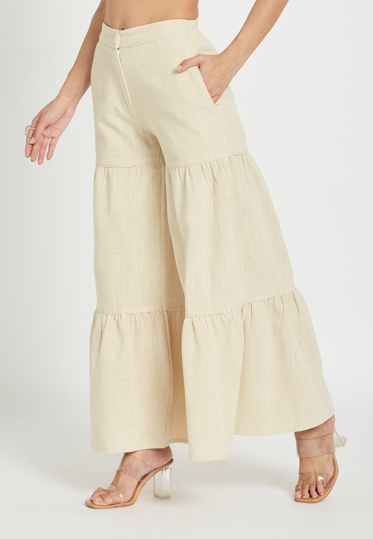 Luz Sand Trousers