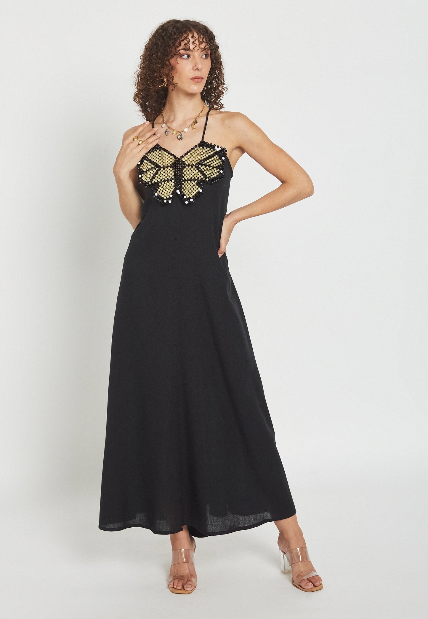 Vento Black Dress
