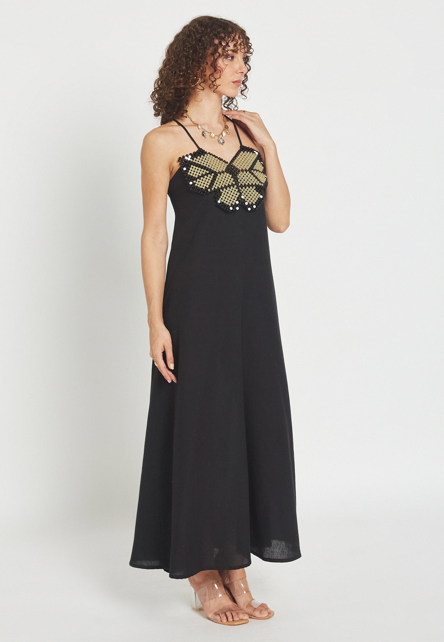Vento Black Dress