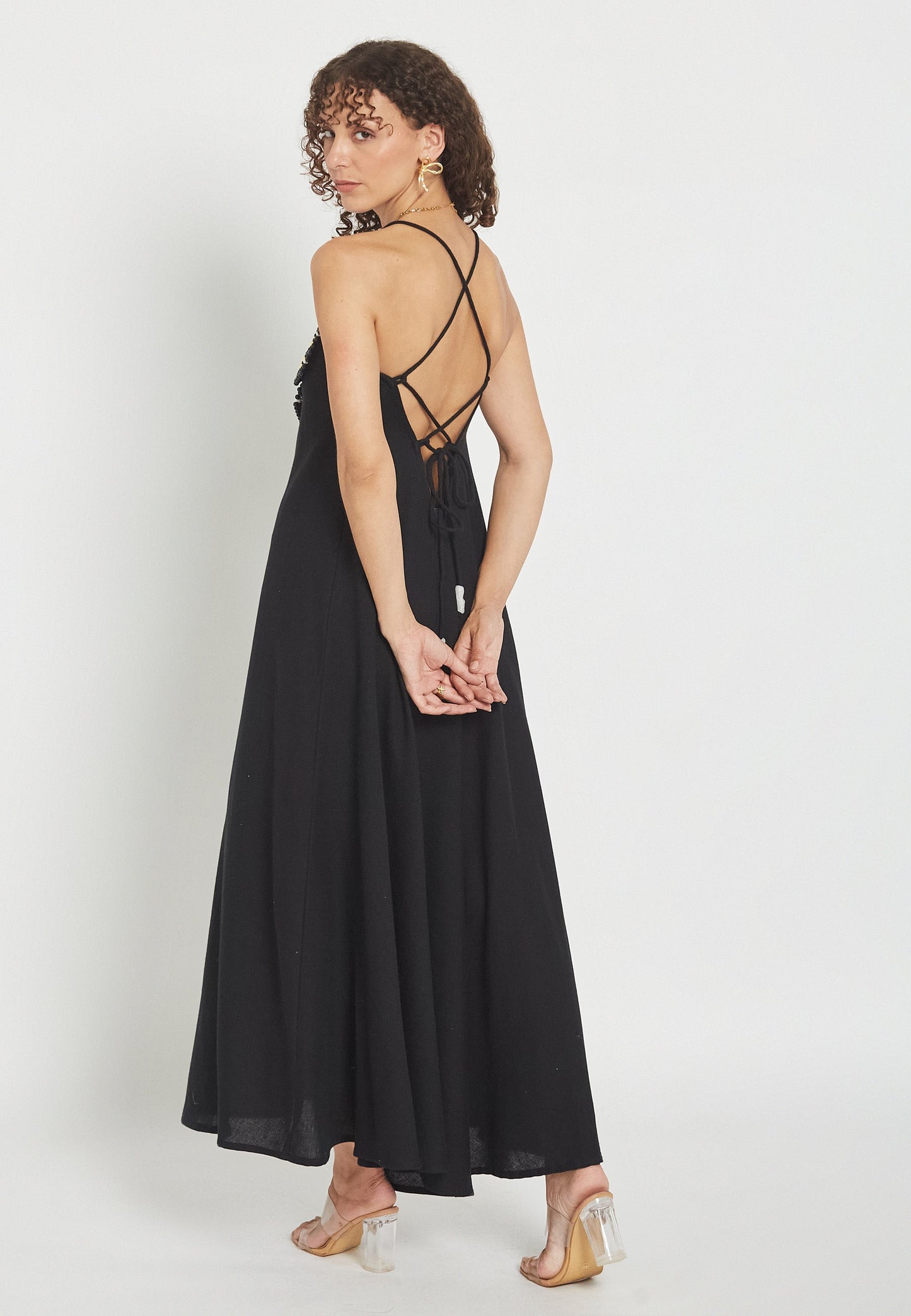Vento Black Dress