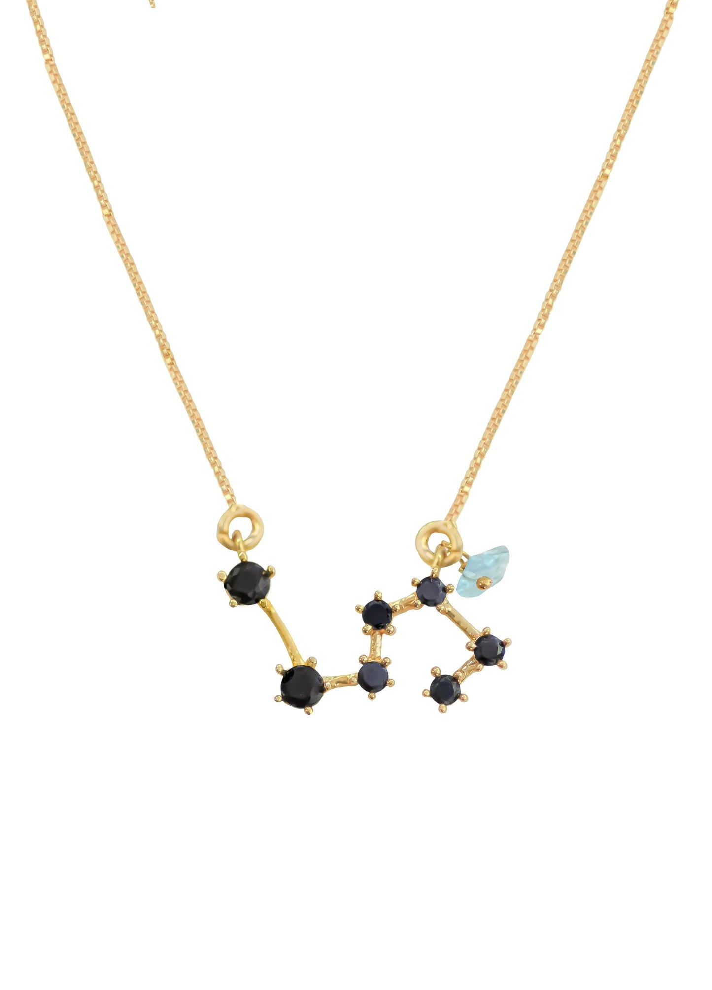 constellation leo zodiac necklace Bombay Sunset