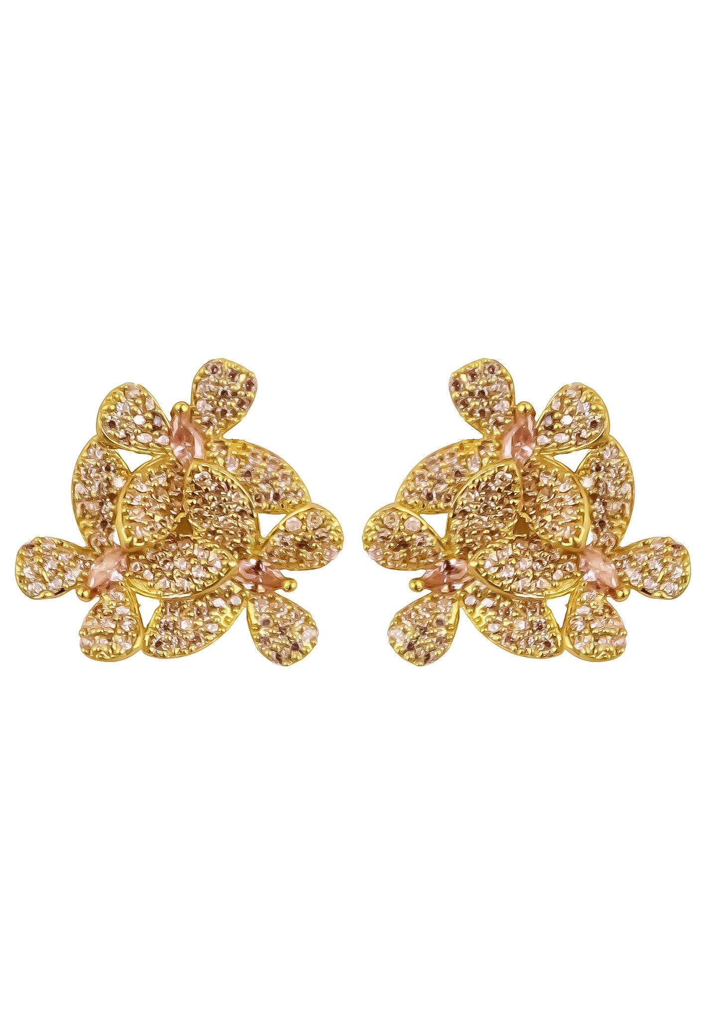 african butterfly earrings Bombay Sunset