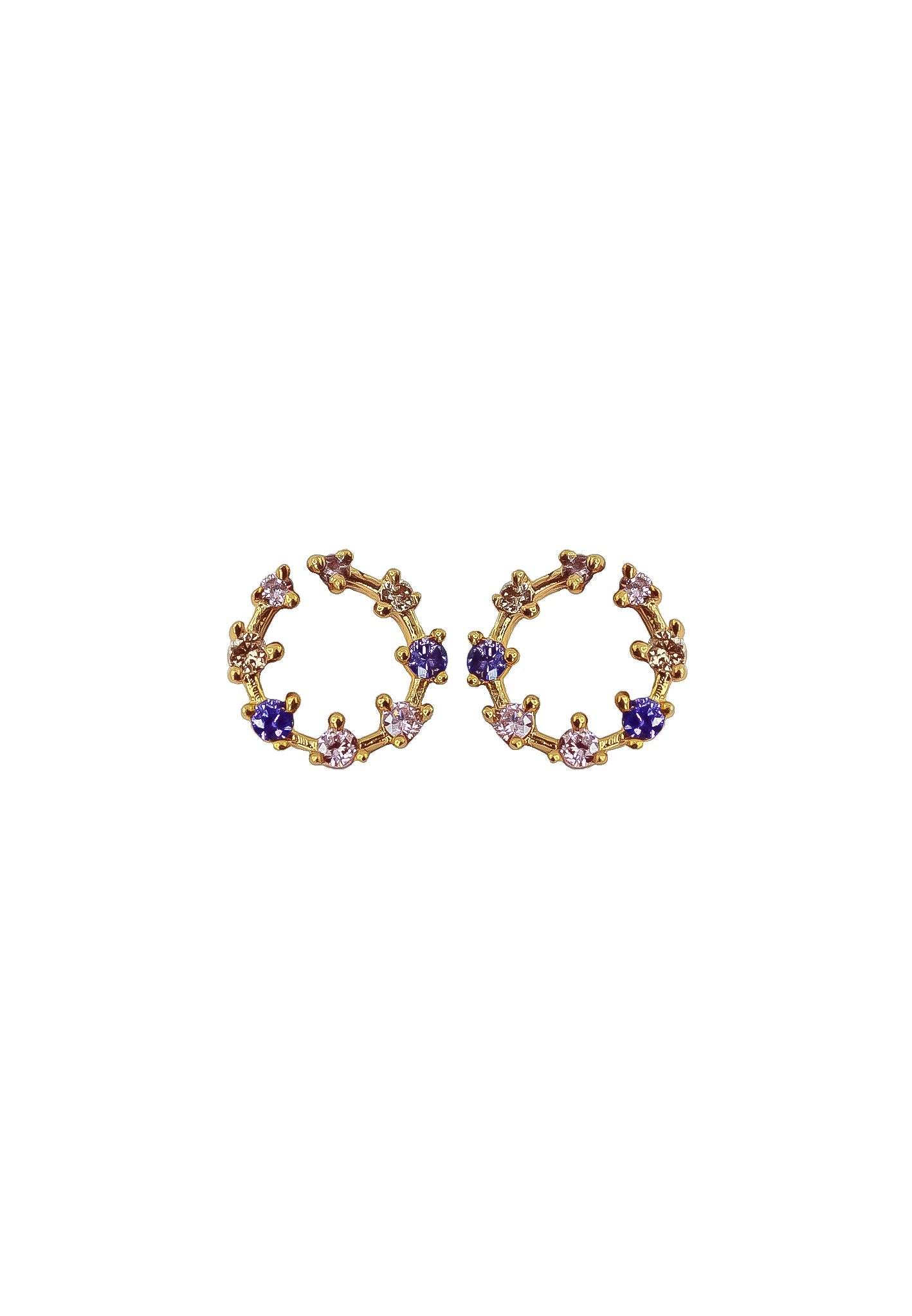 cruise viper earrings Bombay Sunset