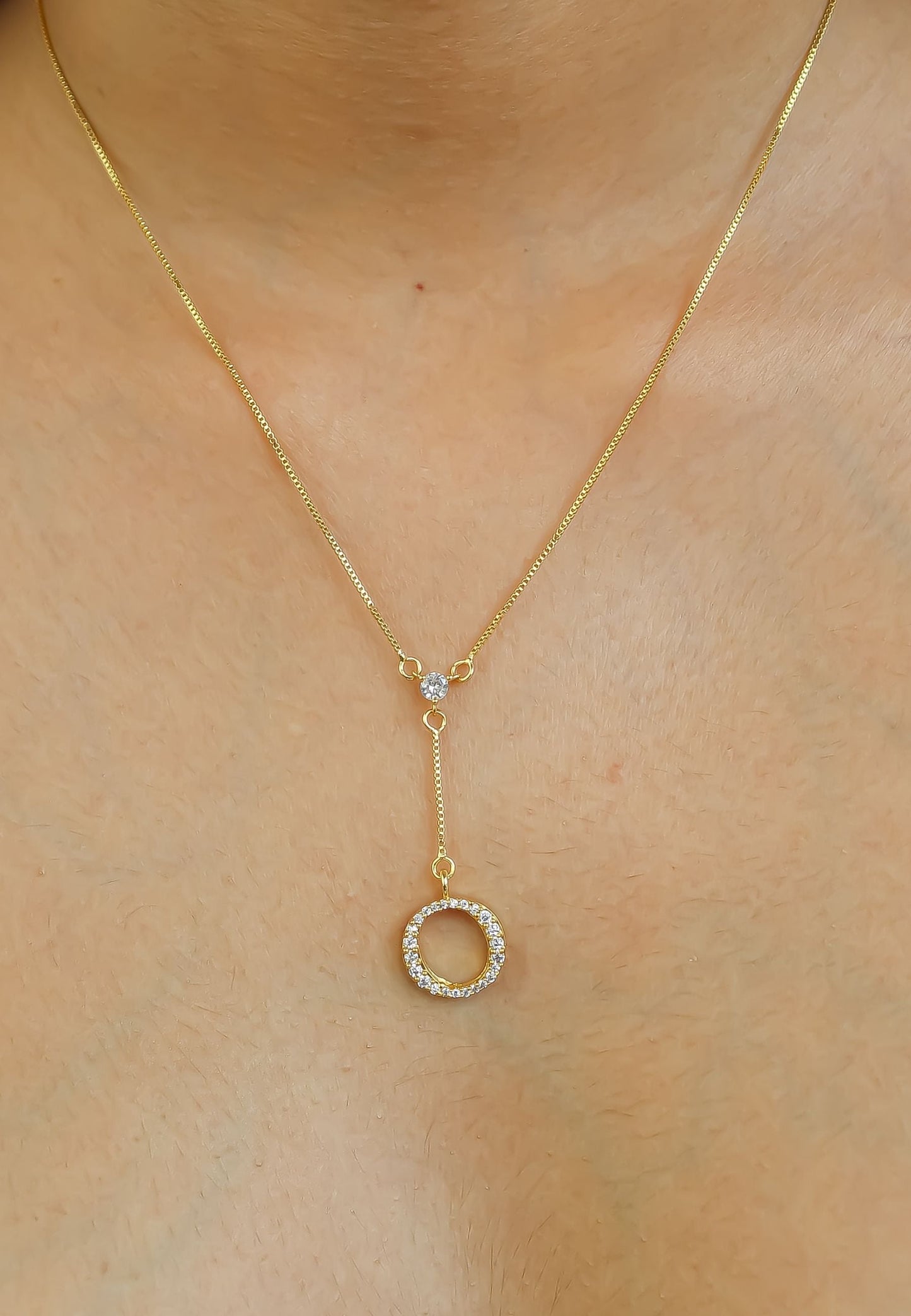 gold alphabet necklaces Bombay Sunset