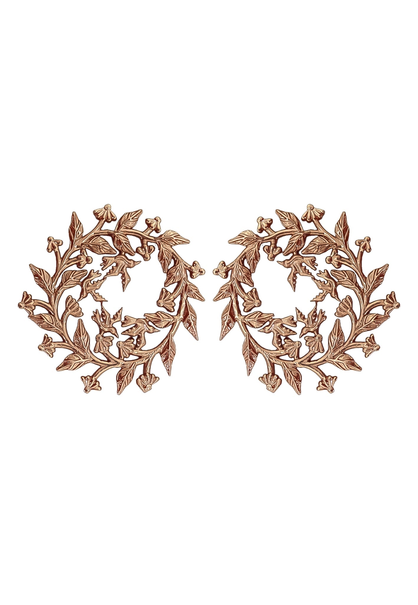 colibri bird earrings Bombay Sunset