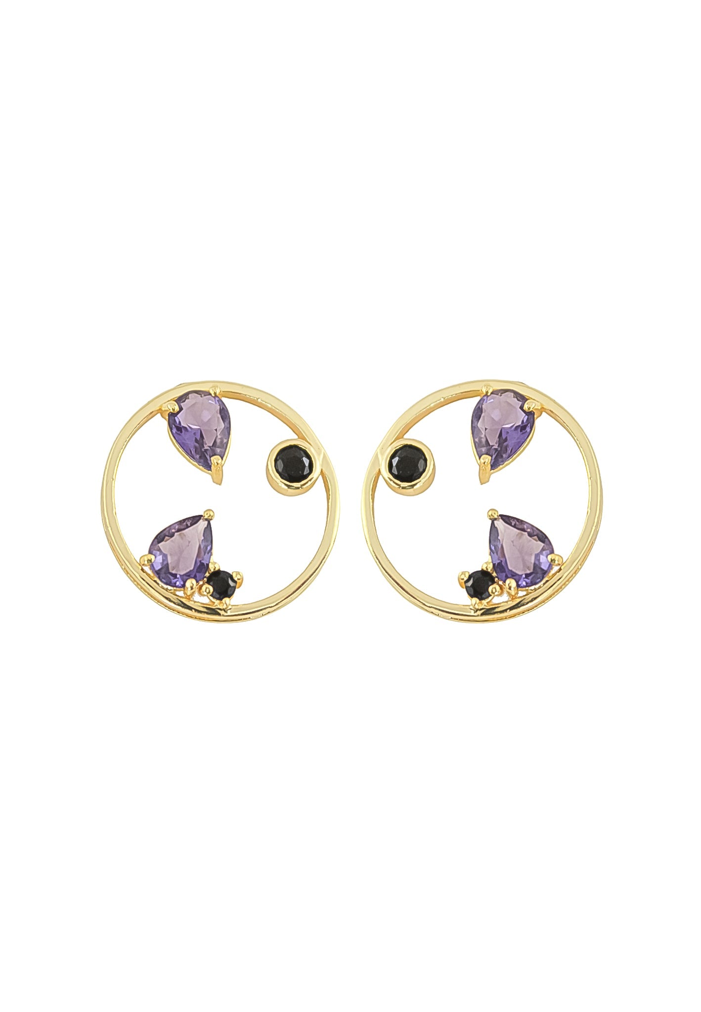 genoa earrings Bombay Sunset