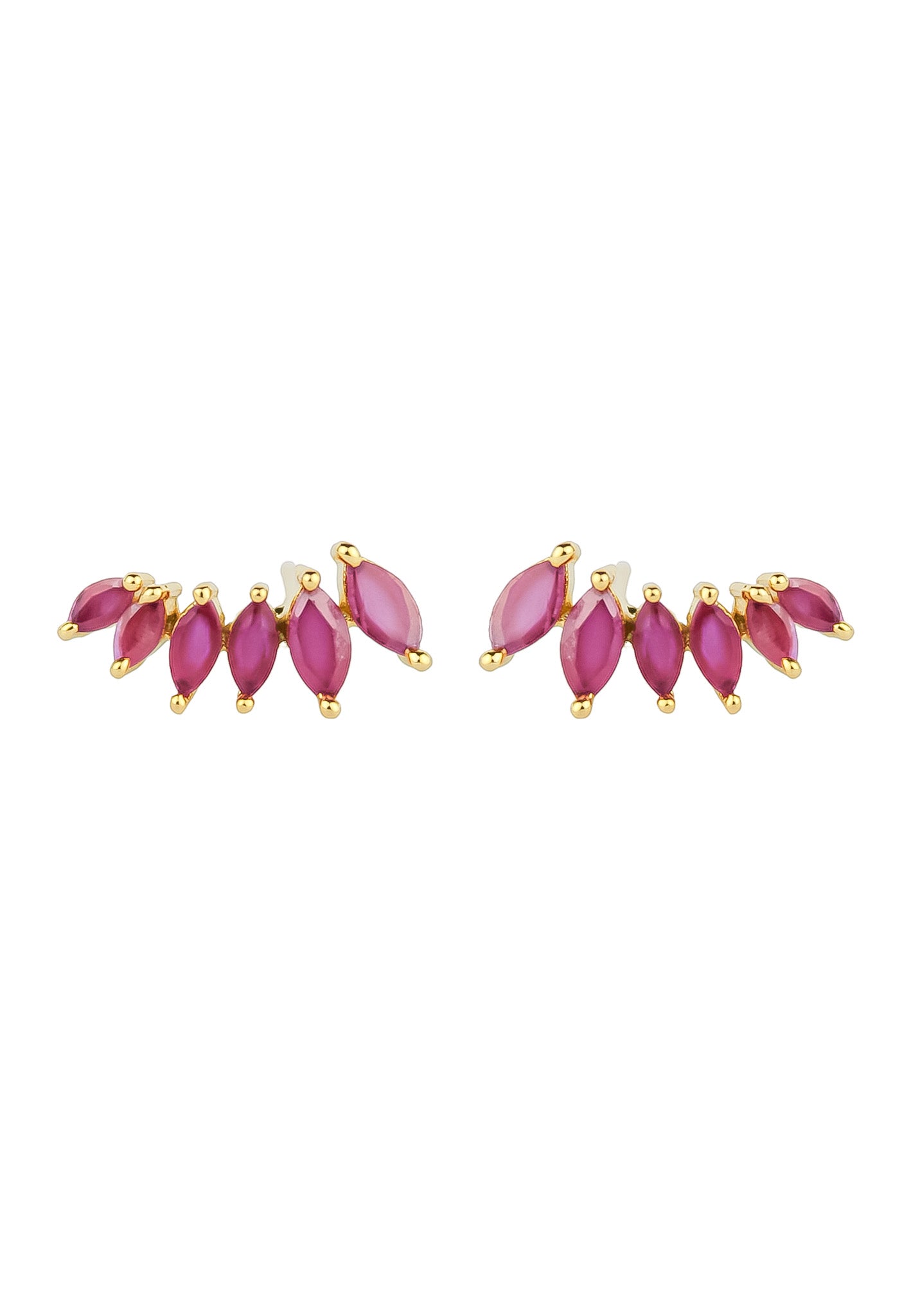 stepping stone earrings Bombay Sunset