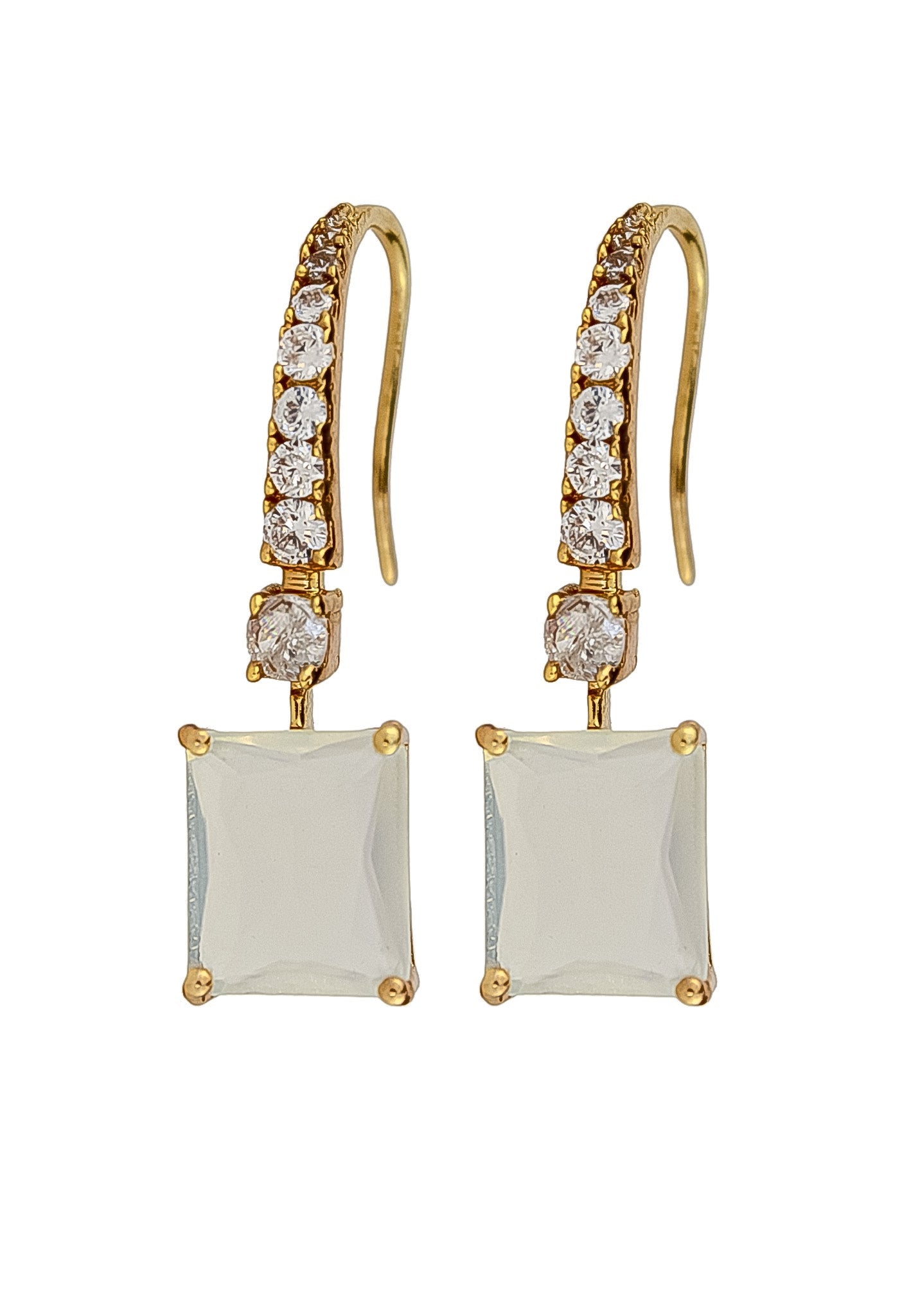 golden benares earrings Bombay Sunset