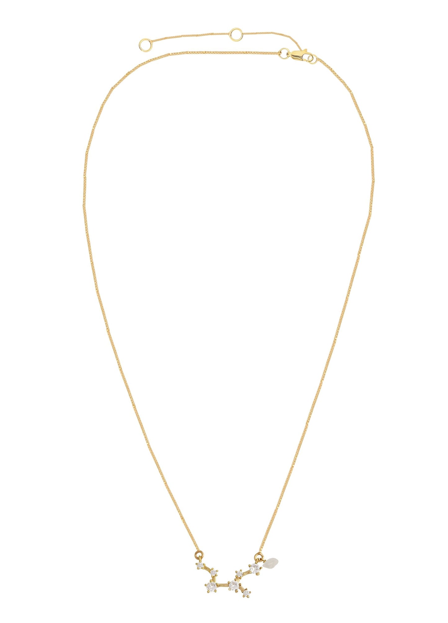 constellation taurus zodiac necklace Bombay Sunset