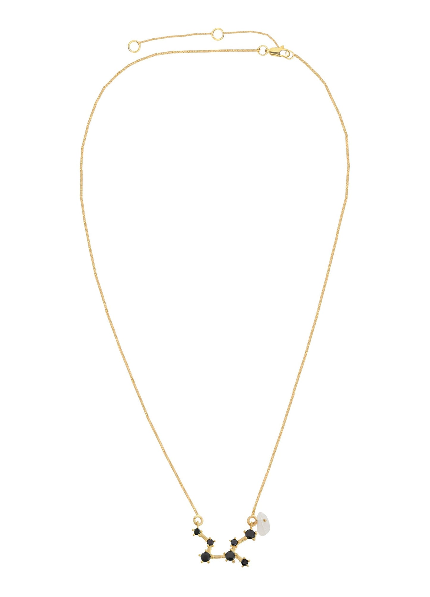 constellation taurus zodiac necklace Bombay Sunset