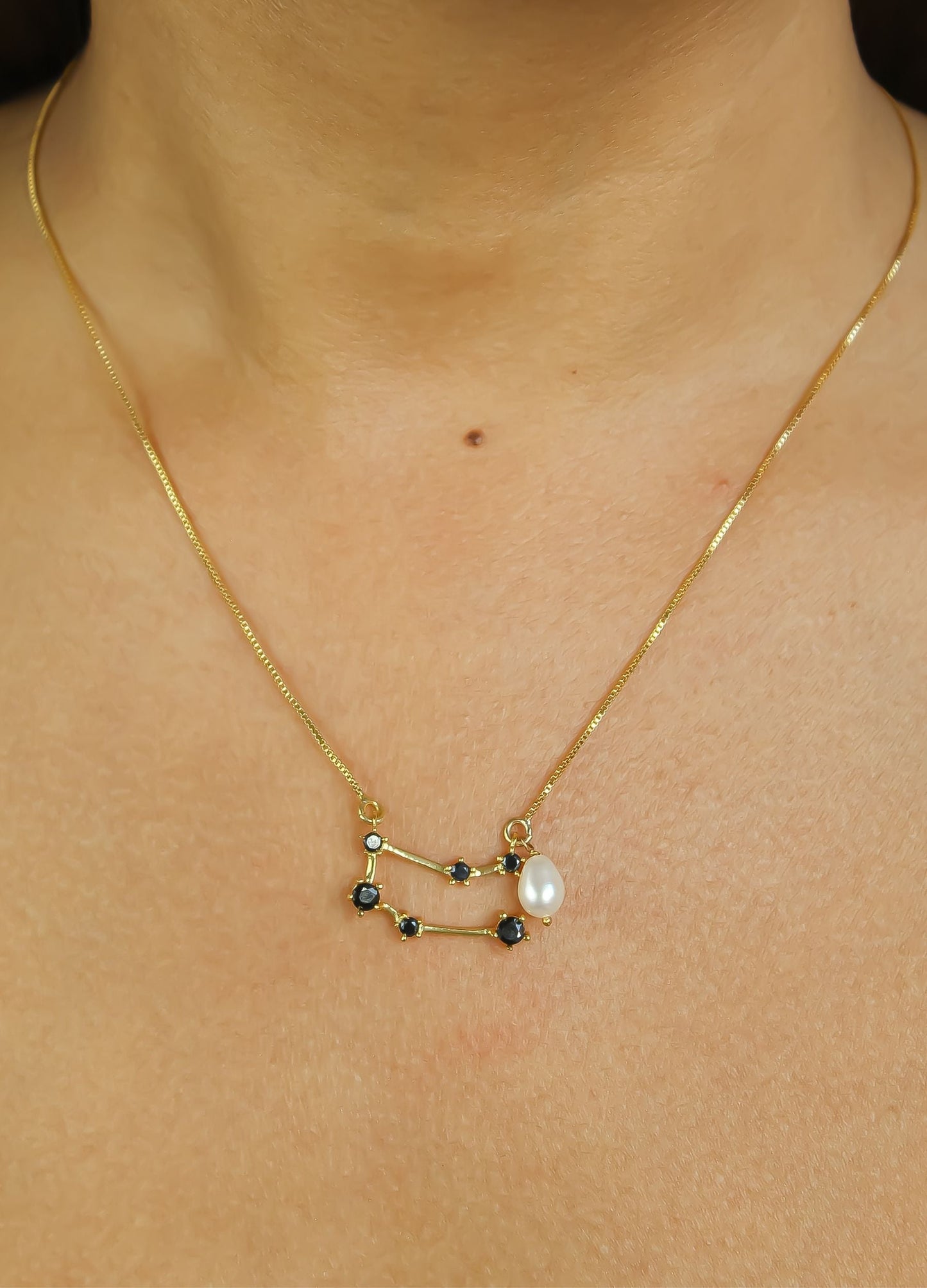 constellation gemini zodiac necklace Bombay Sunset