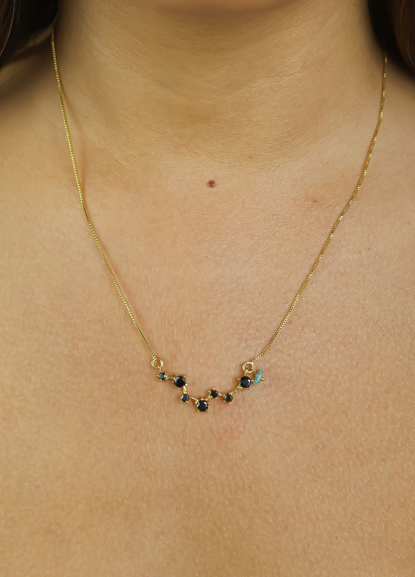 constellation scorpius zodiac necklace Bombay Sunset