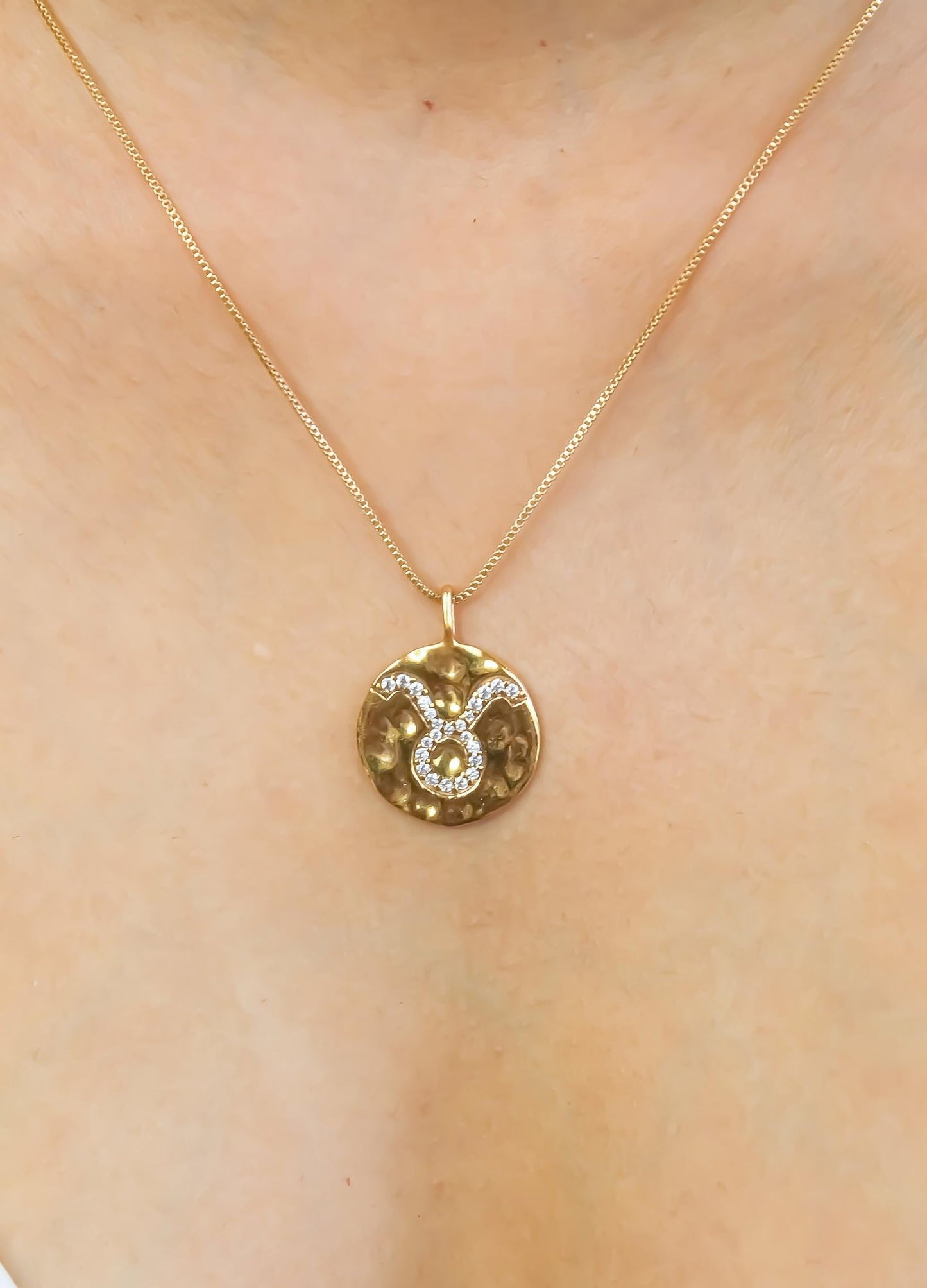 Stellar Taurus Coin Pendant Bombay Sunset