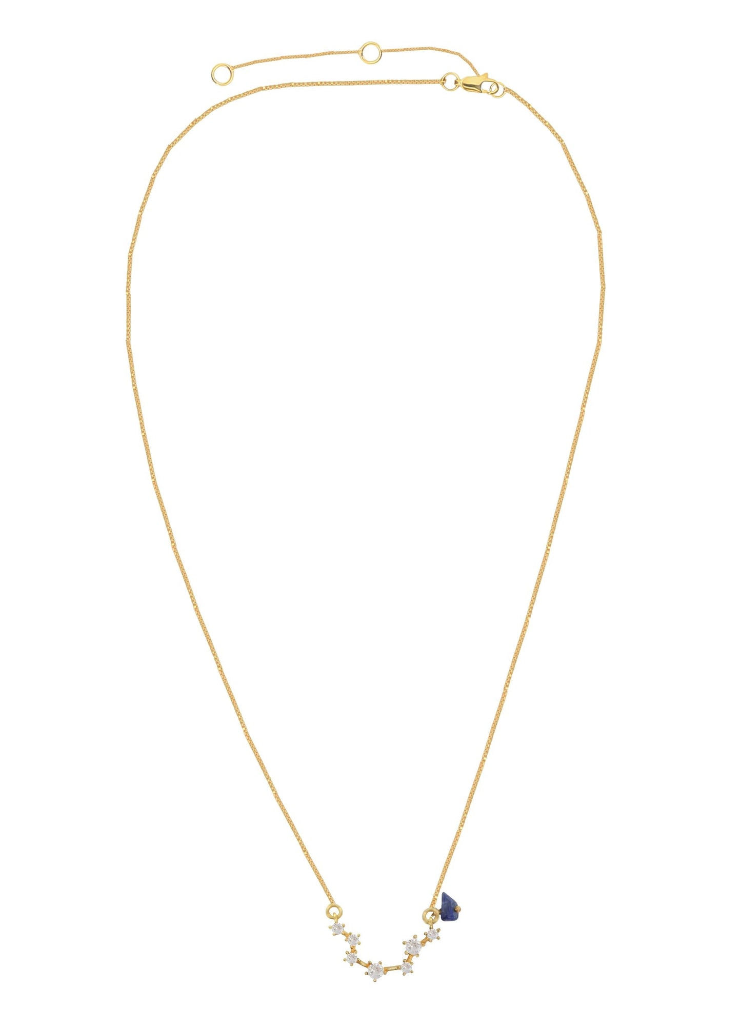 constellation virgo zodiac necklace Bombay Sunset